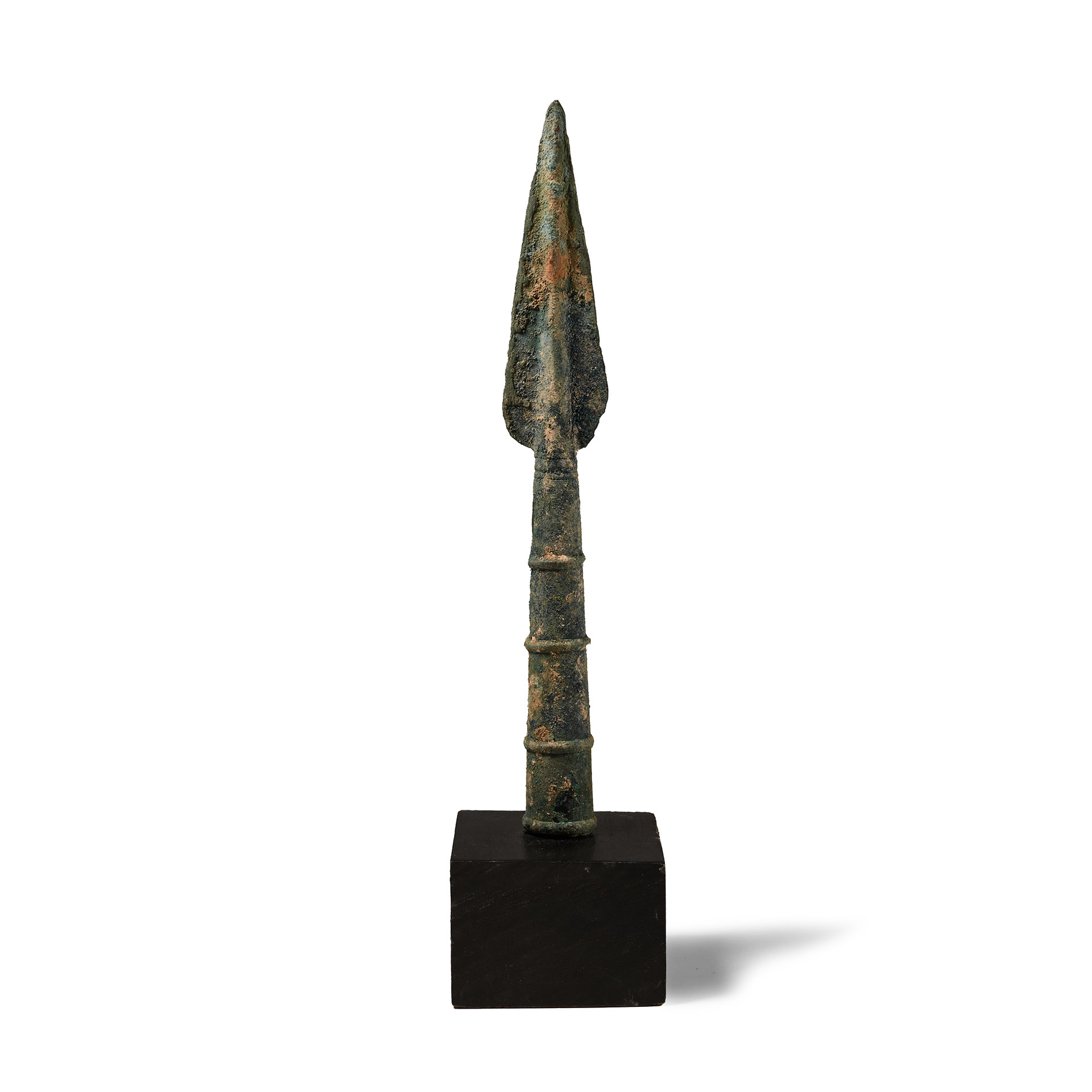Luristan Bronze Spearhead with Circumferential Rings