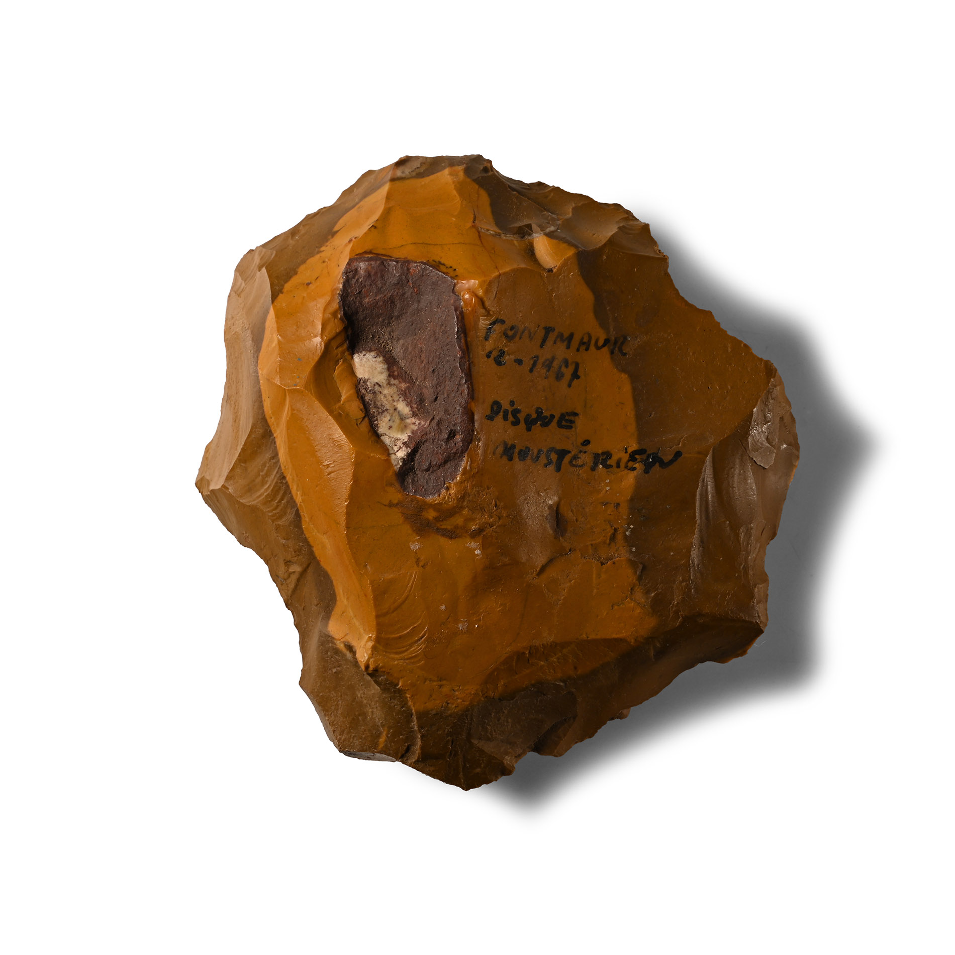 Stone Age 'Fontmaure Jasper' Levallois Nucleus
