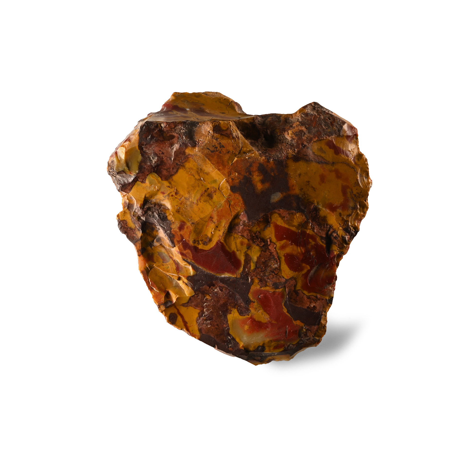Stone Age Bifacial 'Fontmaure Jasper' Handaxe
