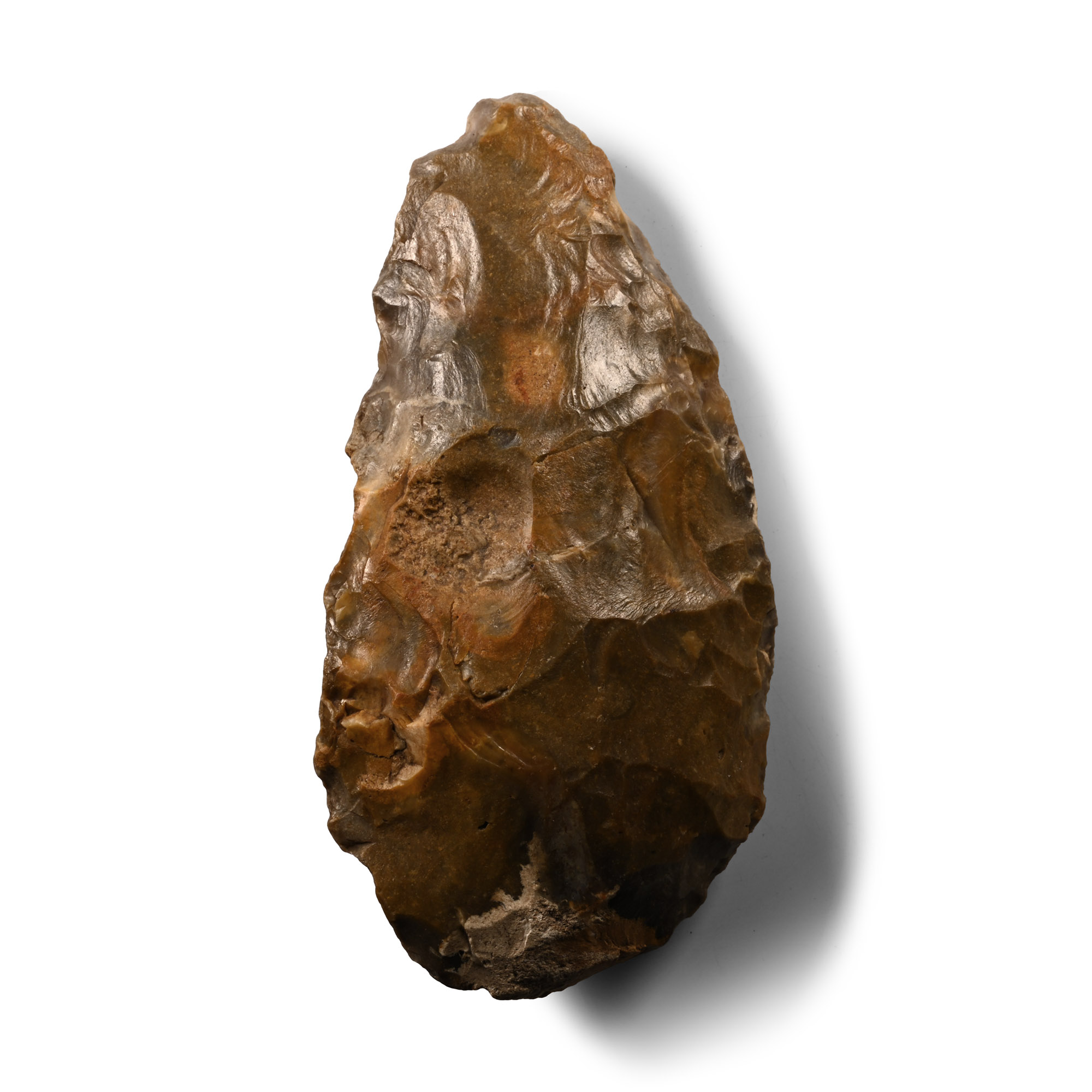 Large Stone Age Bifacial Flint 'Lancelot' Hand Axe
