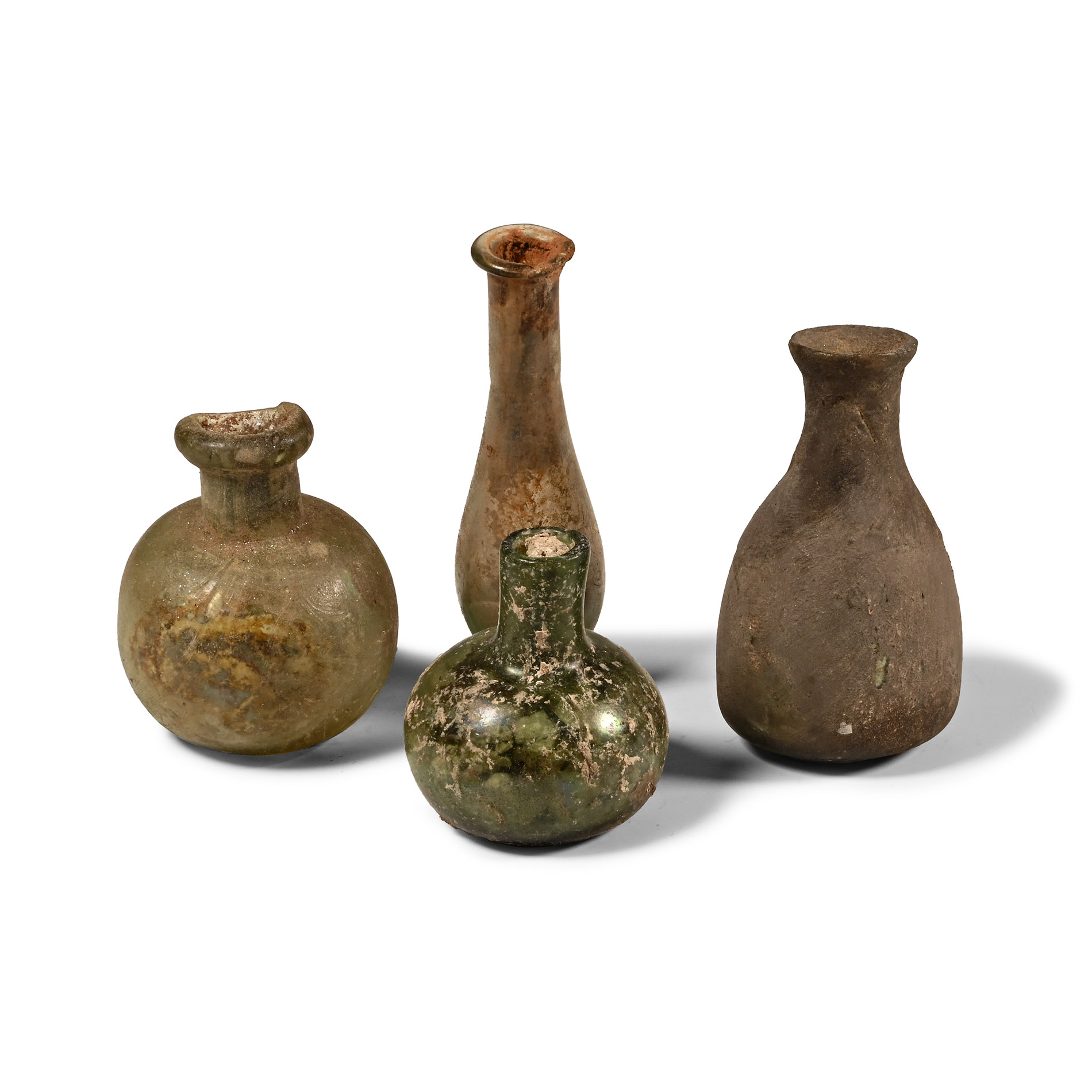 Late Roman Cosmetic Glass Bottle Collection