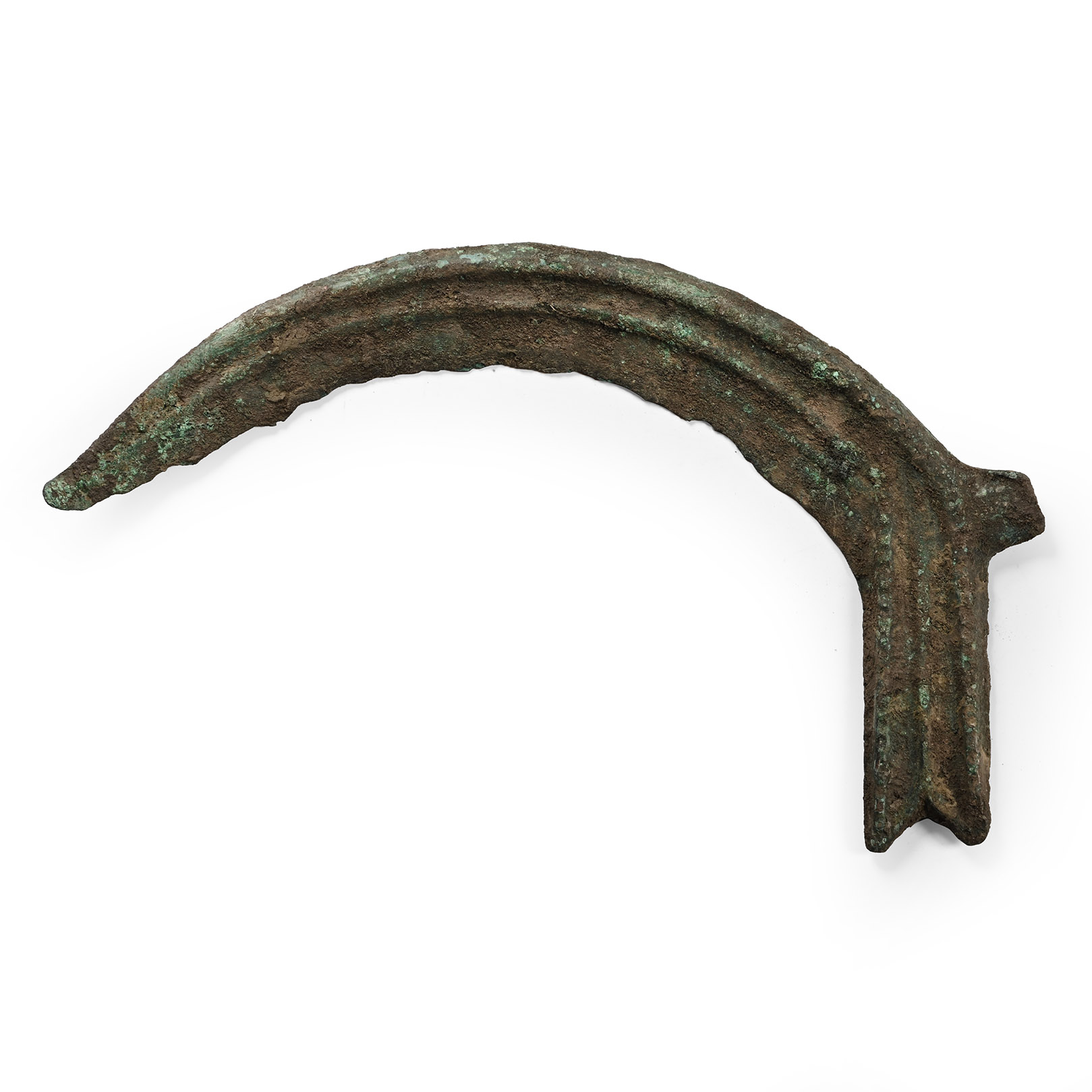 Bronze Age Rib-Decorated Sickle Blade