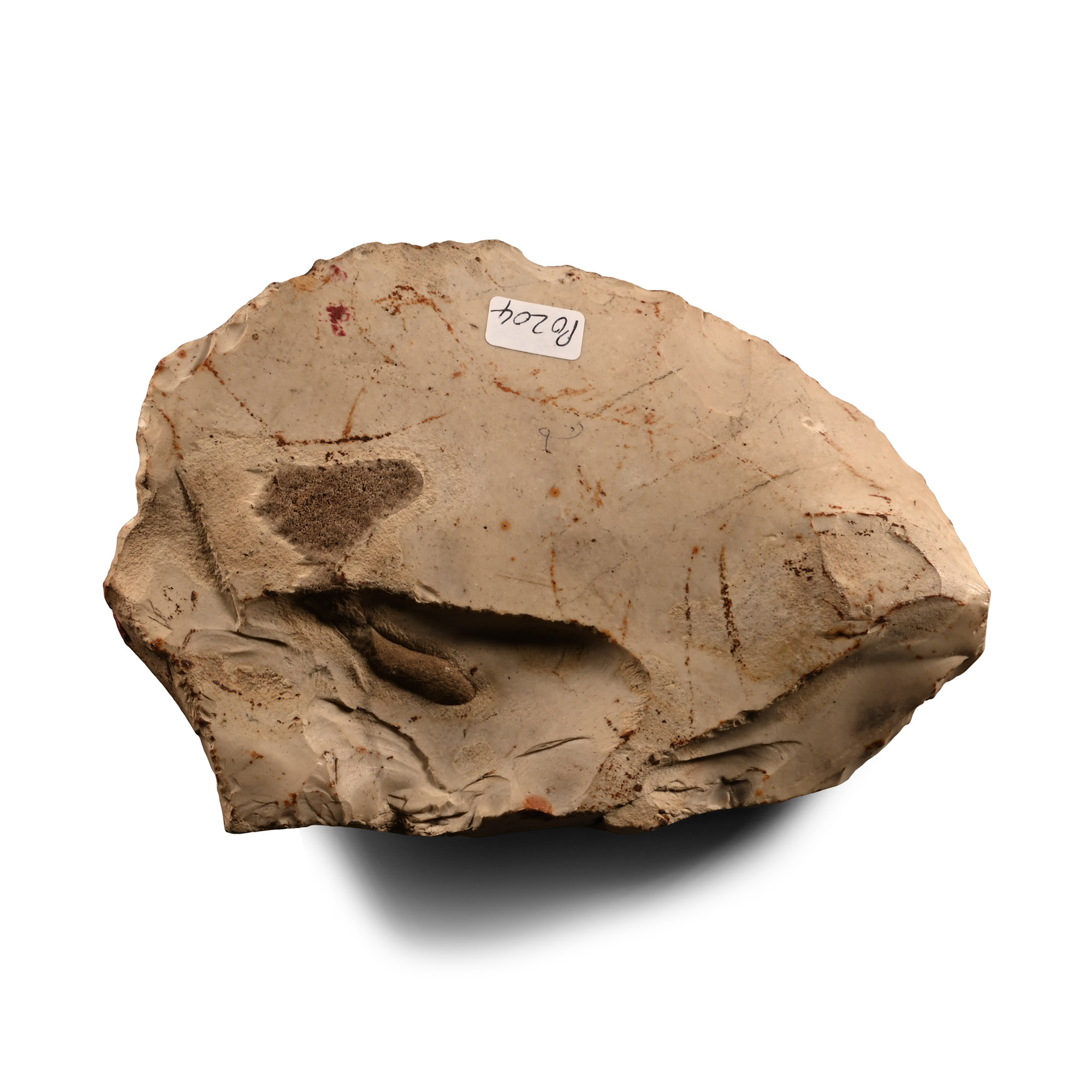 Giant Stone Age Grimes Graves Ovate Flint Racloir