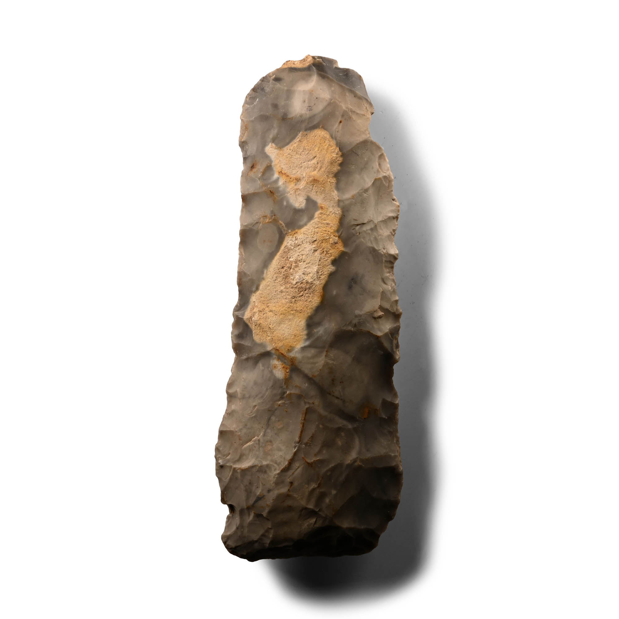 Large Stone Age South Downs Knapped Flint Axehead