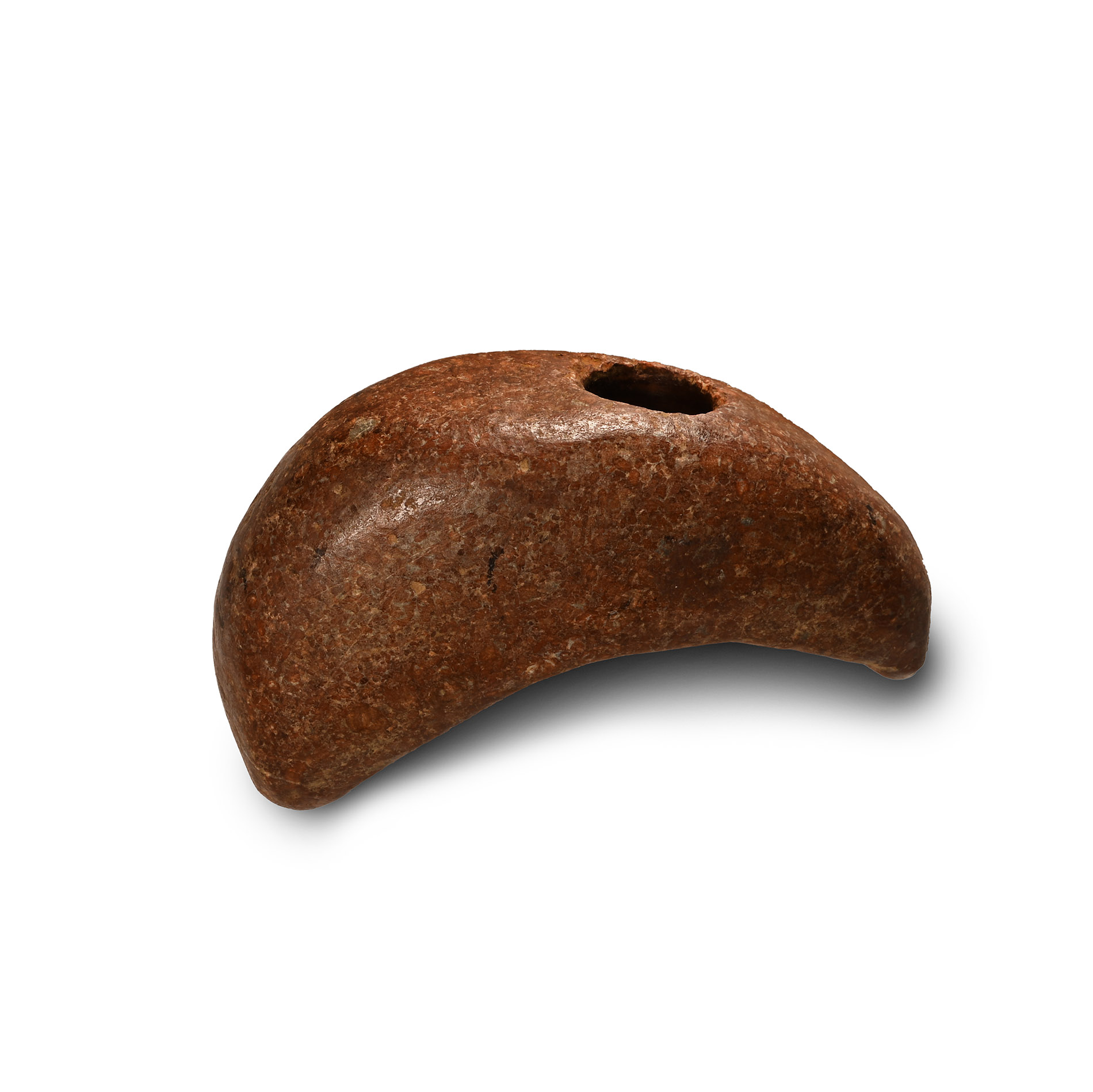 Stone Age Polished Red Granite Bird's Beak Axe-Hammer