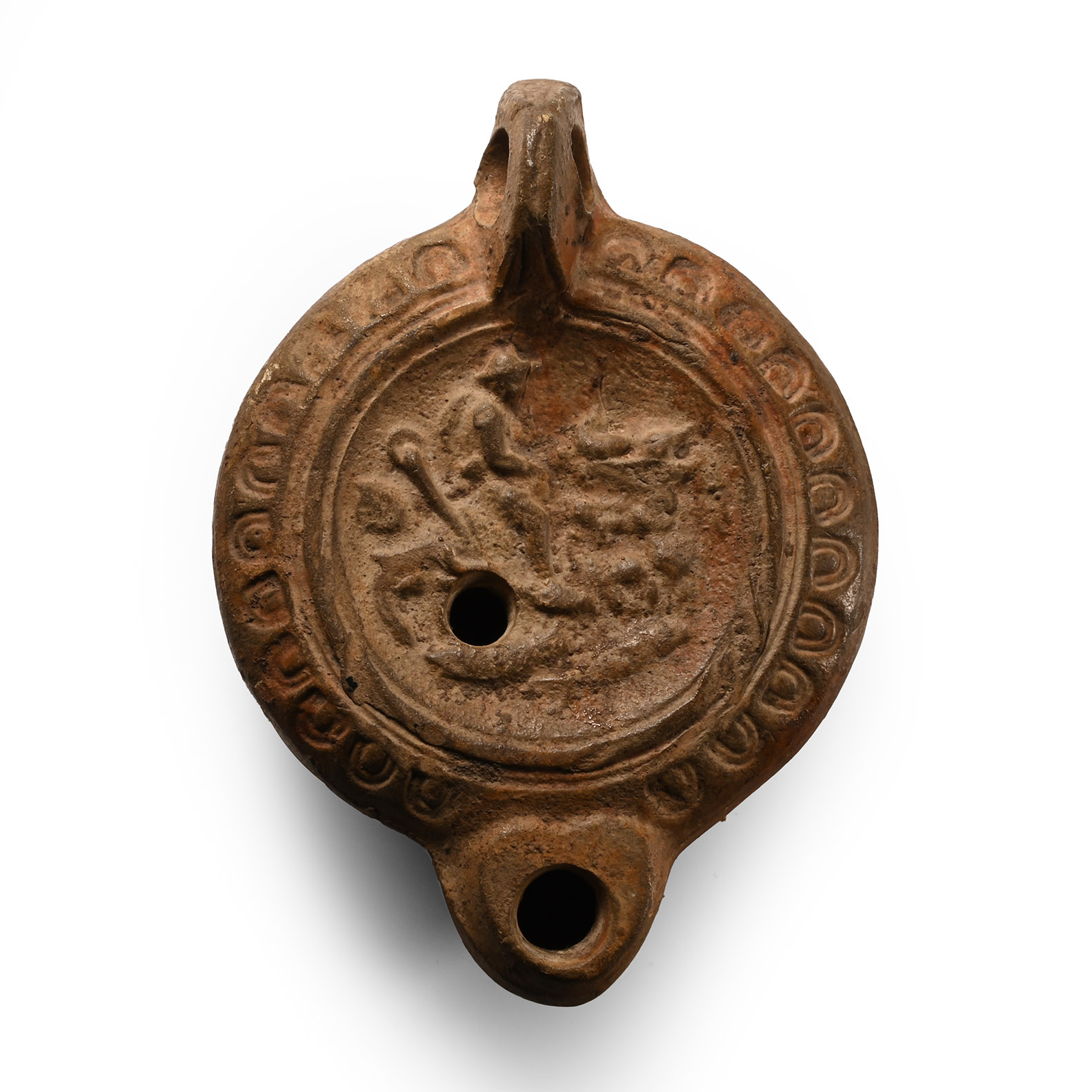 Roman Terracotta EXOFIVSTI Factory Oil Lamp