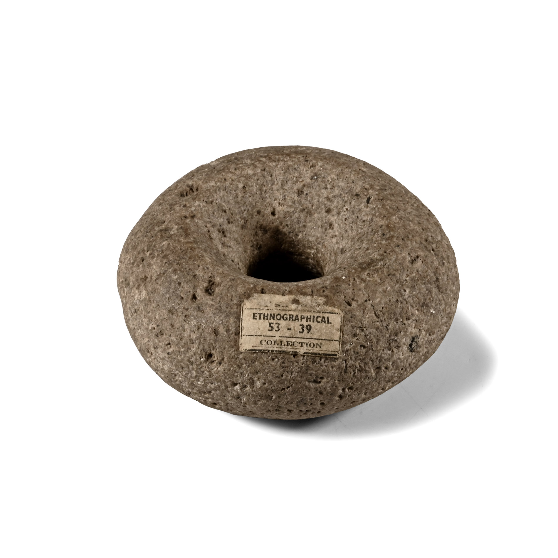 Stone Age Granite Donut-Shaped Macehead