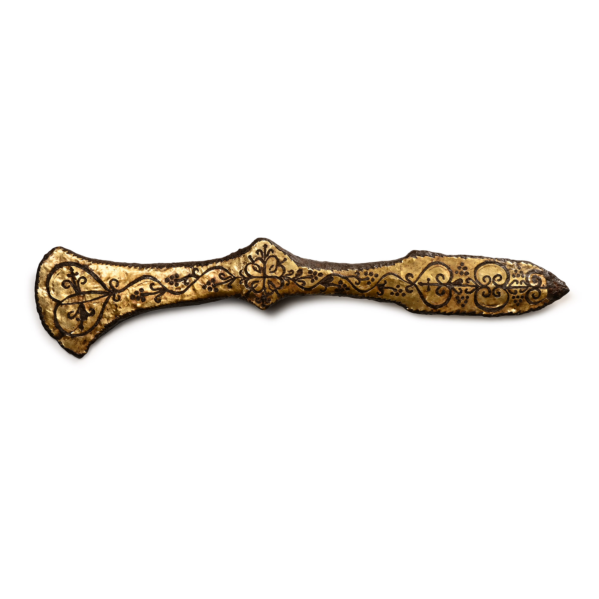 Byzantine Gold Inlaid Ceremonial Axe Head