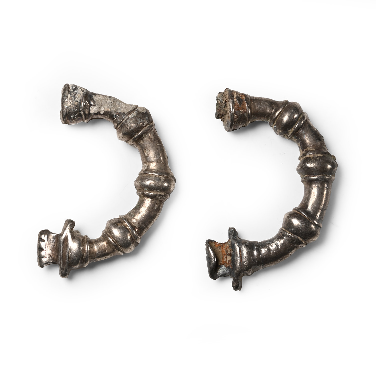 Neo-Elamite Silver Brooch Pair
