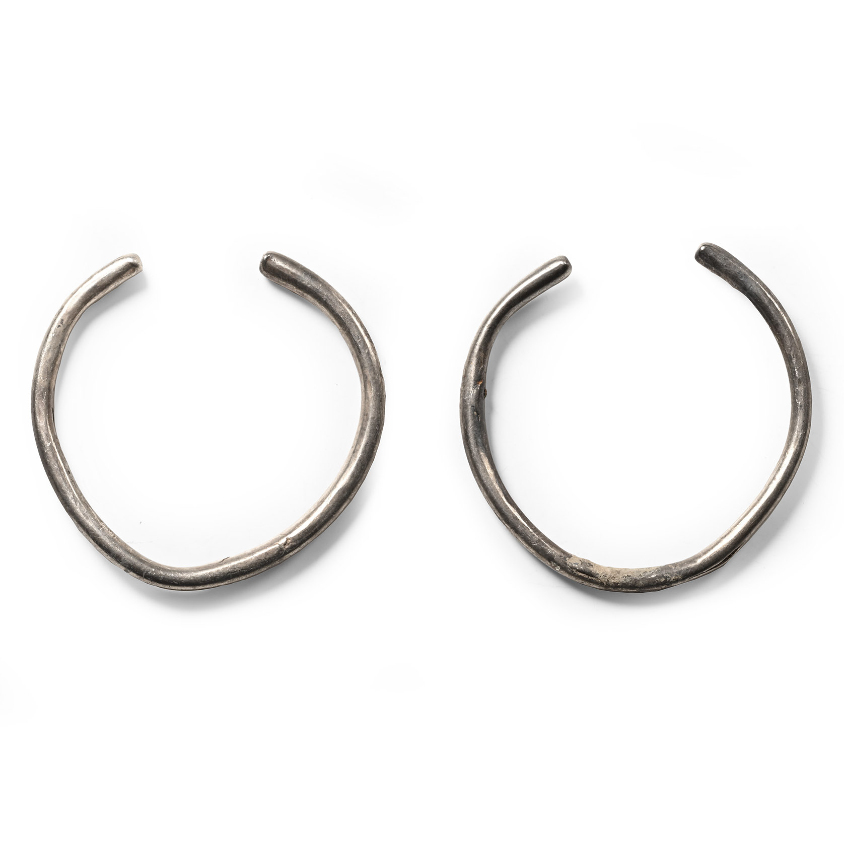 Achaemenid Silver Bracelet Pair