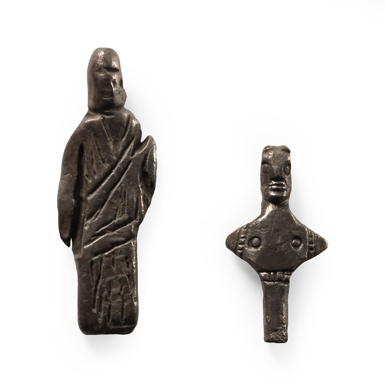 East Roman Silver Votive Figurine Group