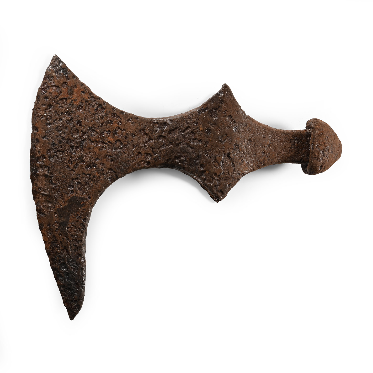 Viking Age Iron Bearded Axe-Hammer