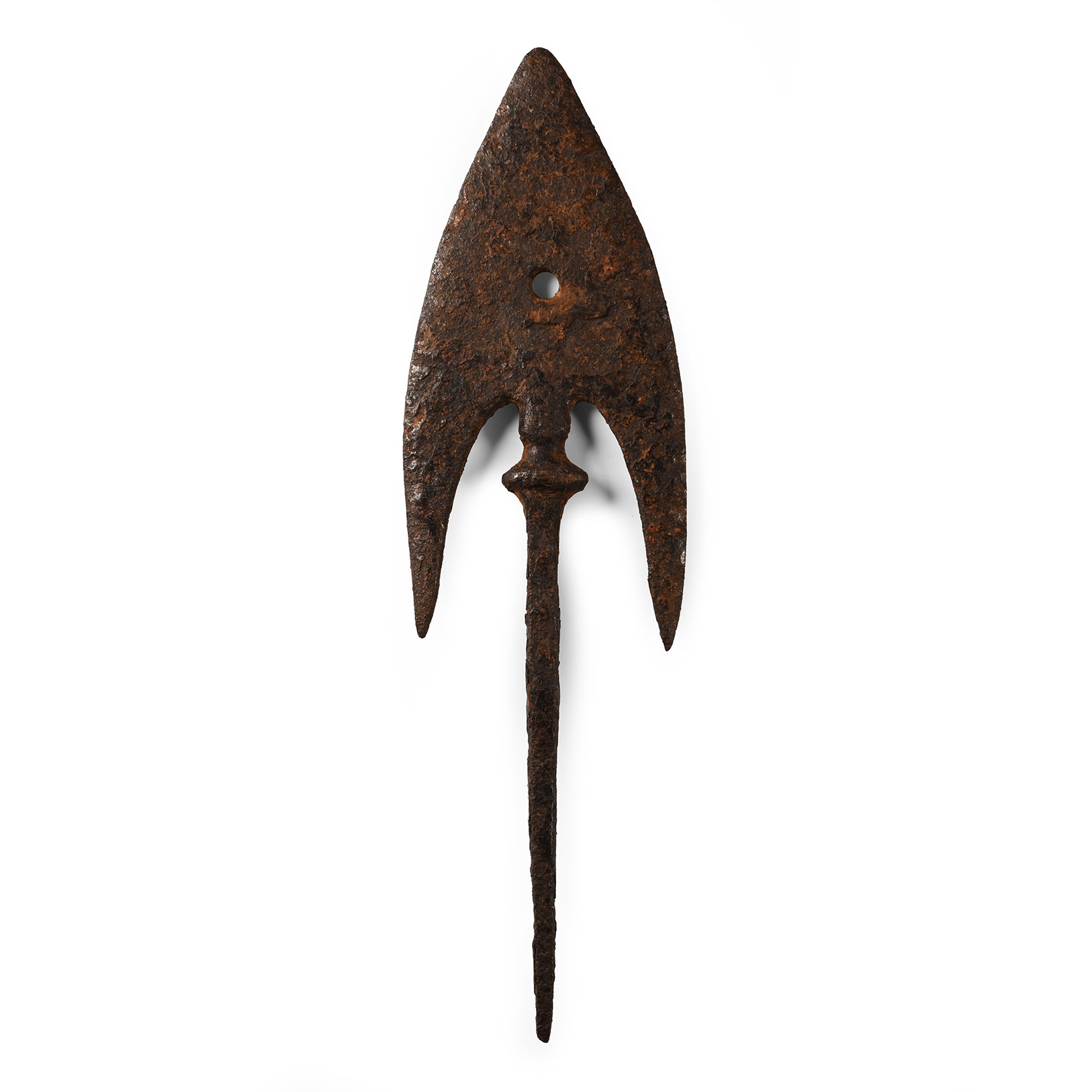 Medieval Pierced Incendiary Fire Arrowhead
