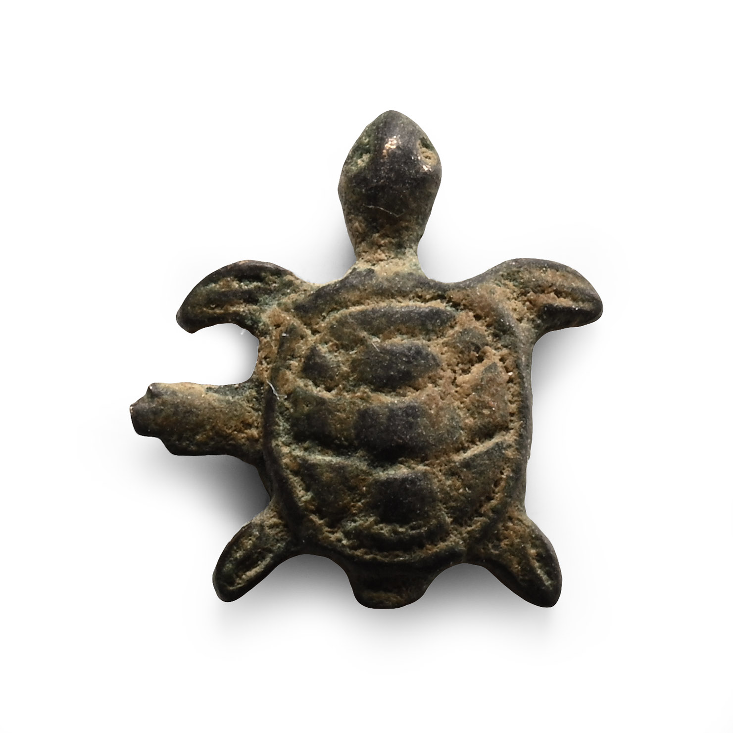 Roman Bronze Turtle Pendant