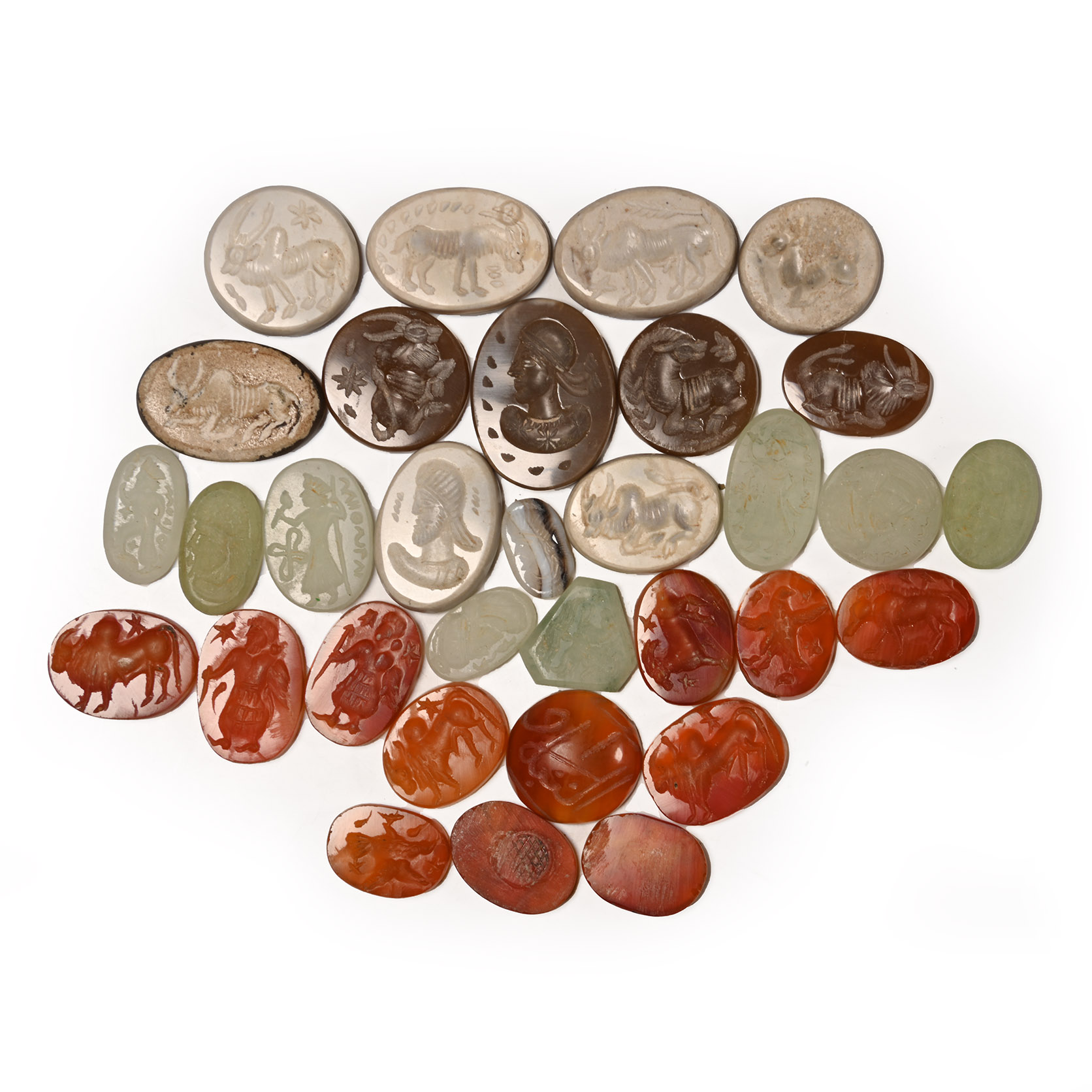 Near Eastern Style Stone Gemstone Collection