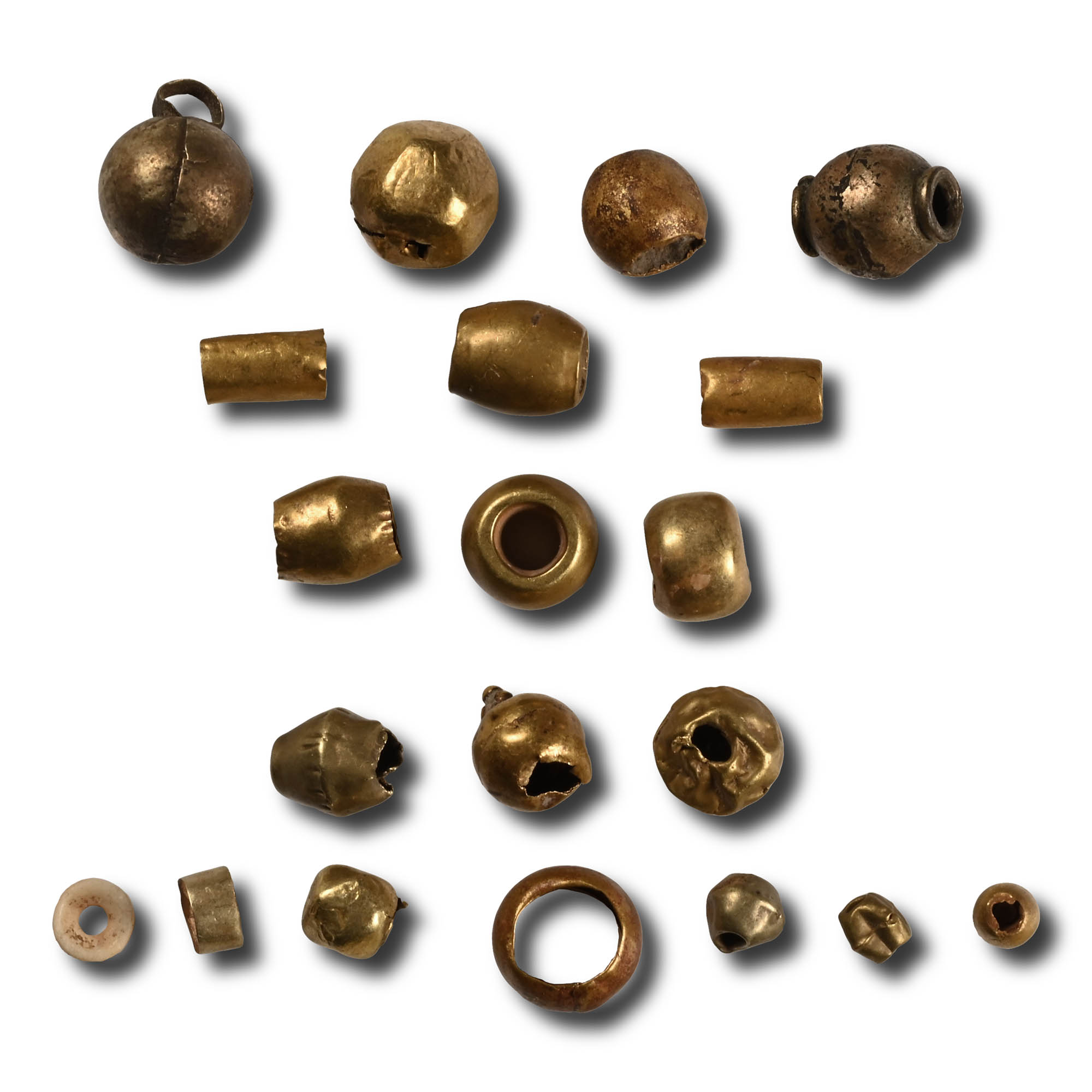 Western Asiatic Mixed Gold Bead Group