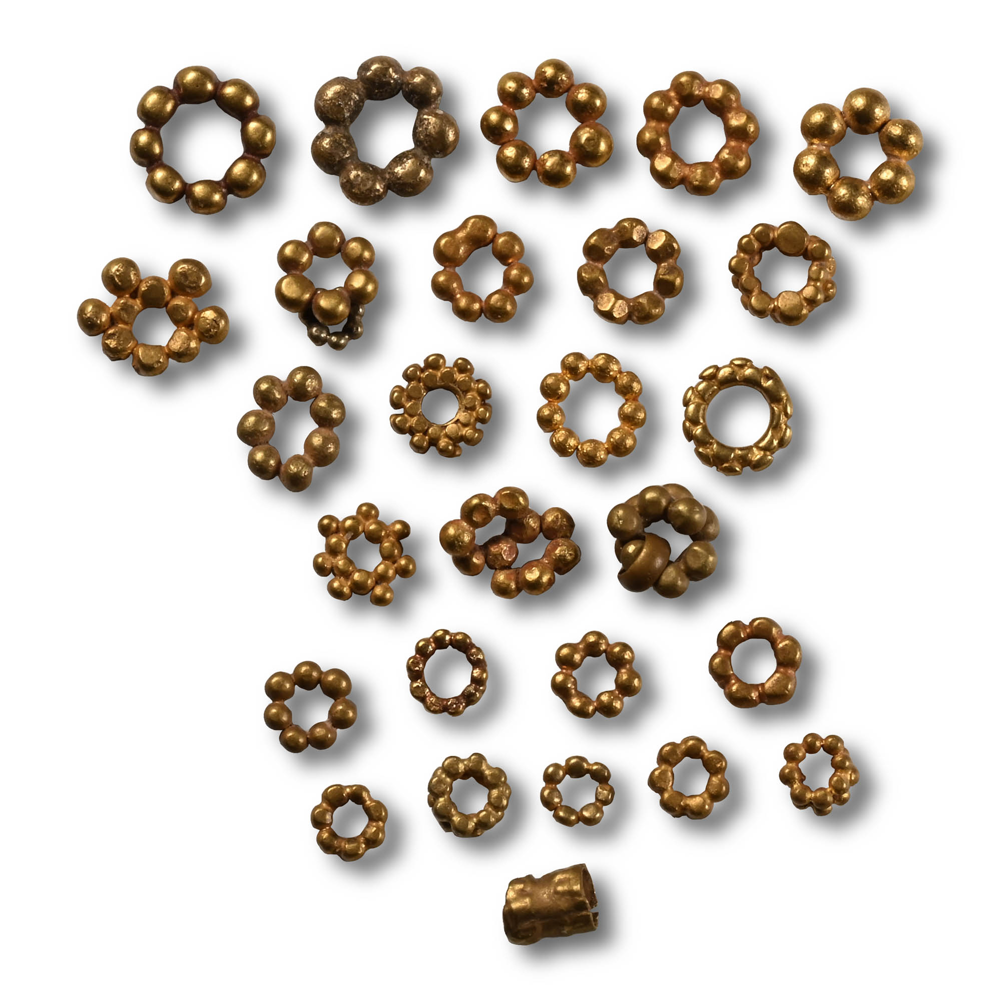Western Asiatic Mixed Gold Bead Group