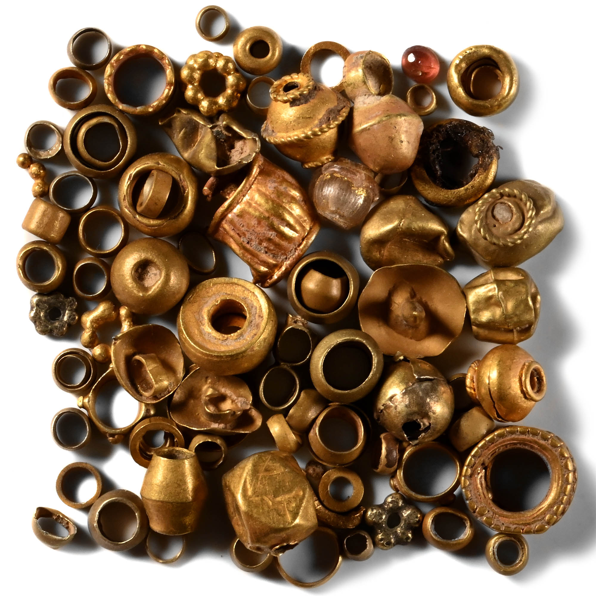 Western Asiatic Mixed Gold Bead Group