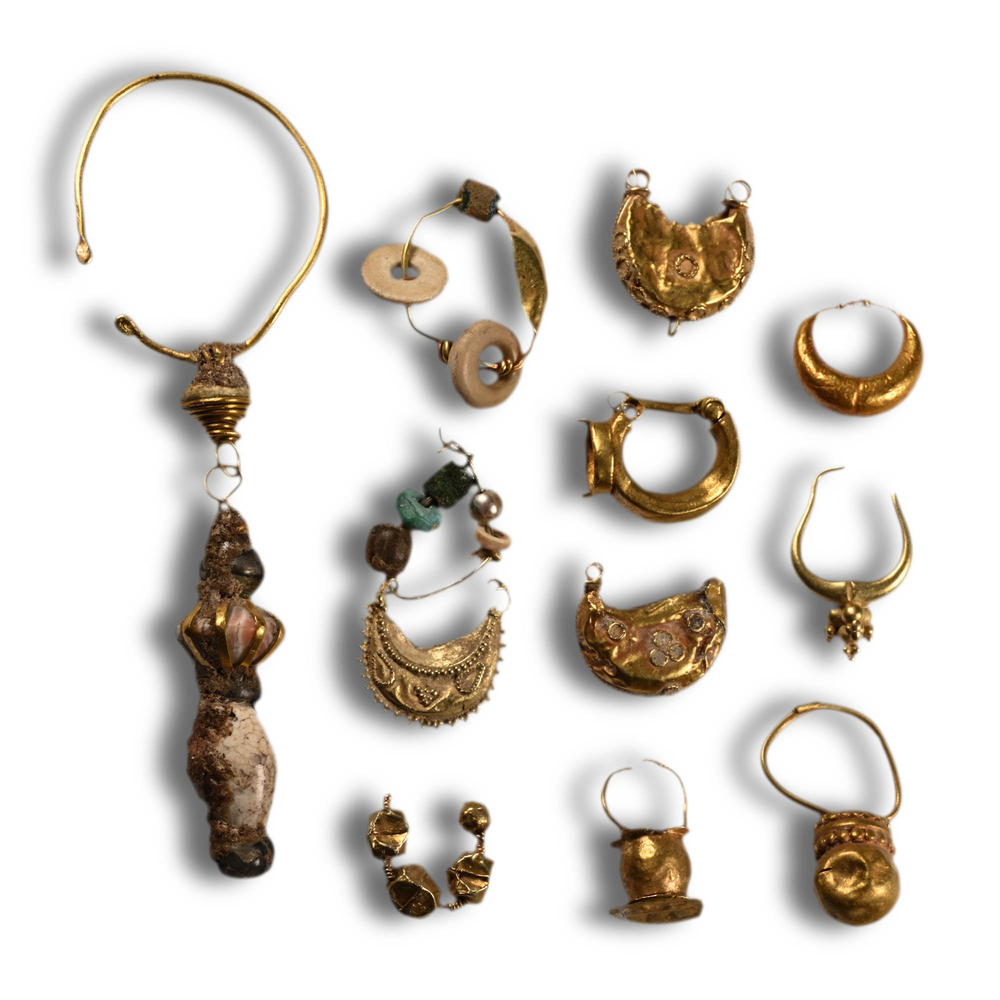 Western Asiatic Gold Earring Collection