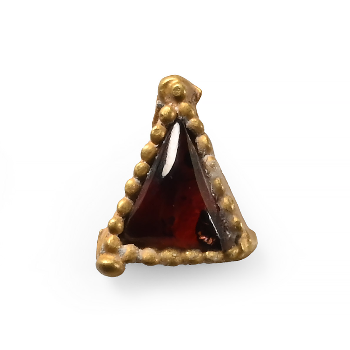 Western Asiatic Gold and Garnet Pendant