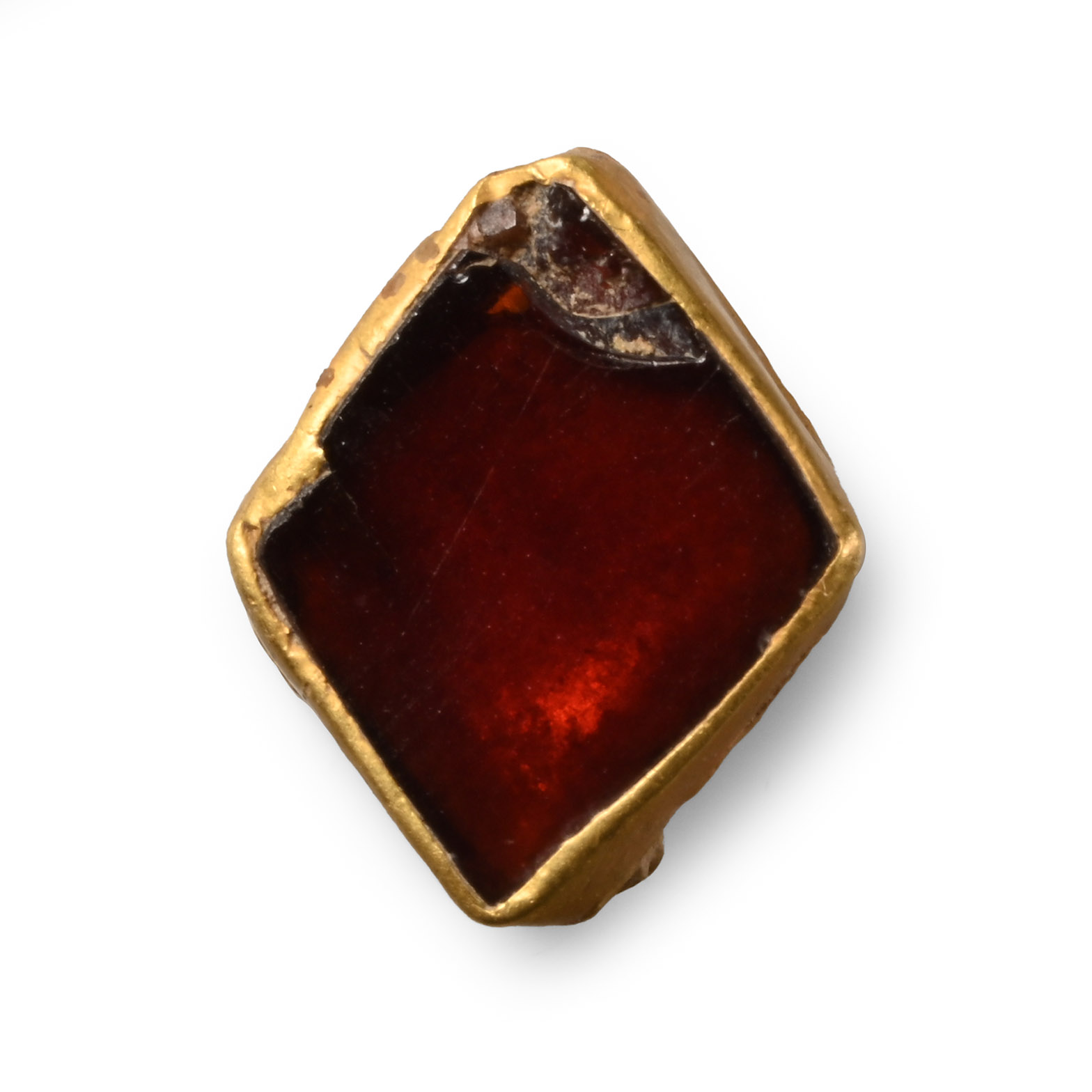 Western Asiatic Gold and Garnet Pendant