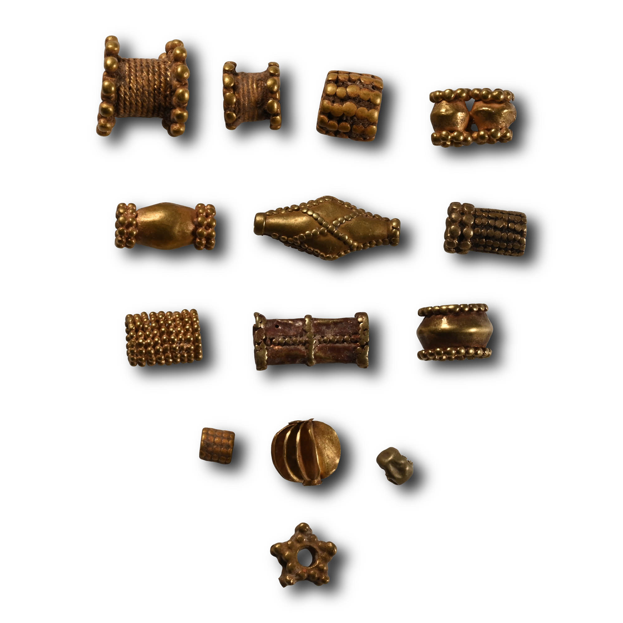 Western Asiatic Gold Bead Group
