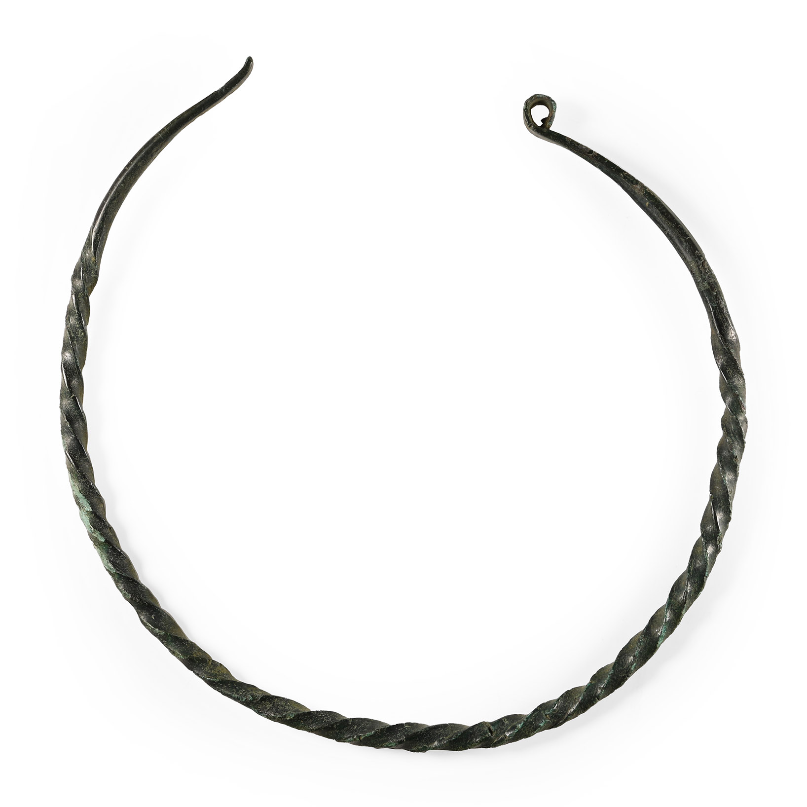 Bronze Age Twisted Bar Neck Torc