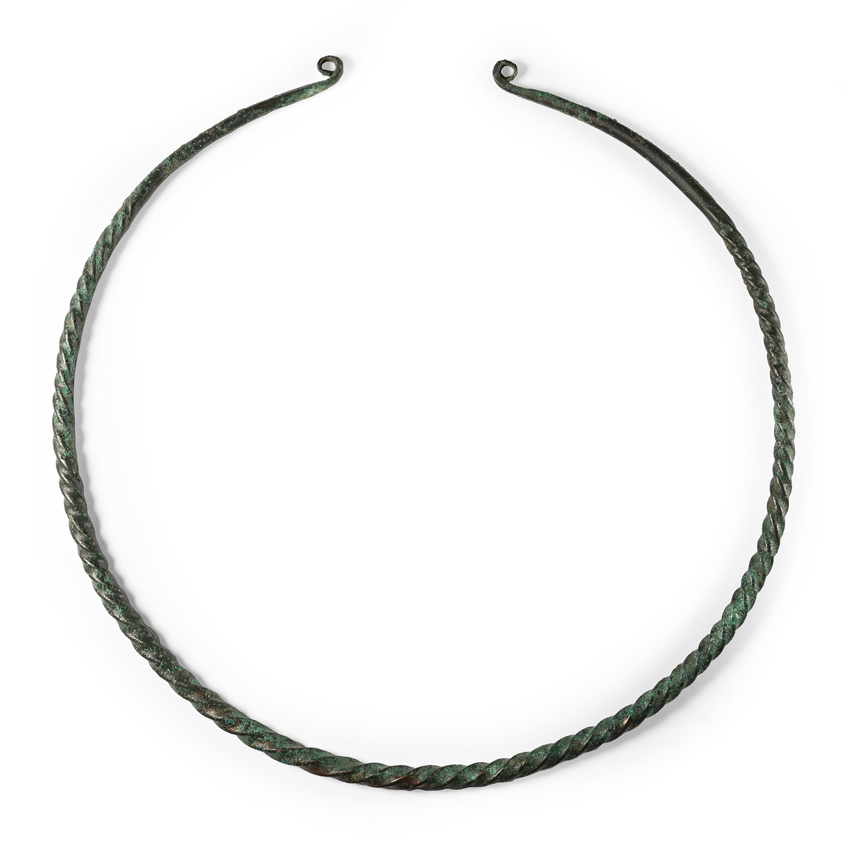 Bronze Age Twisted Bar Neck Torc