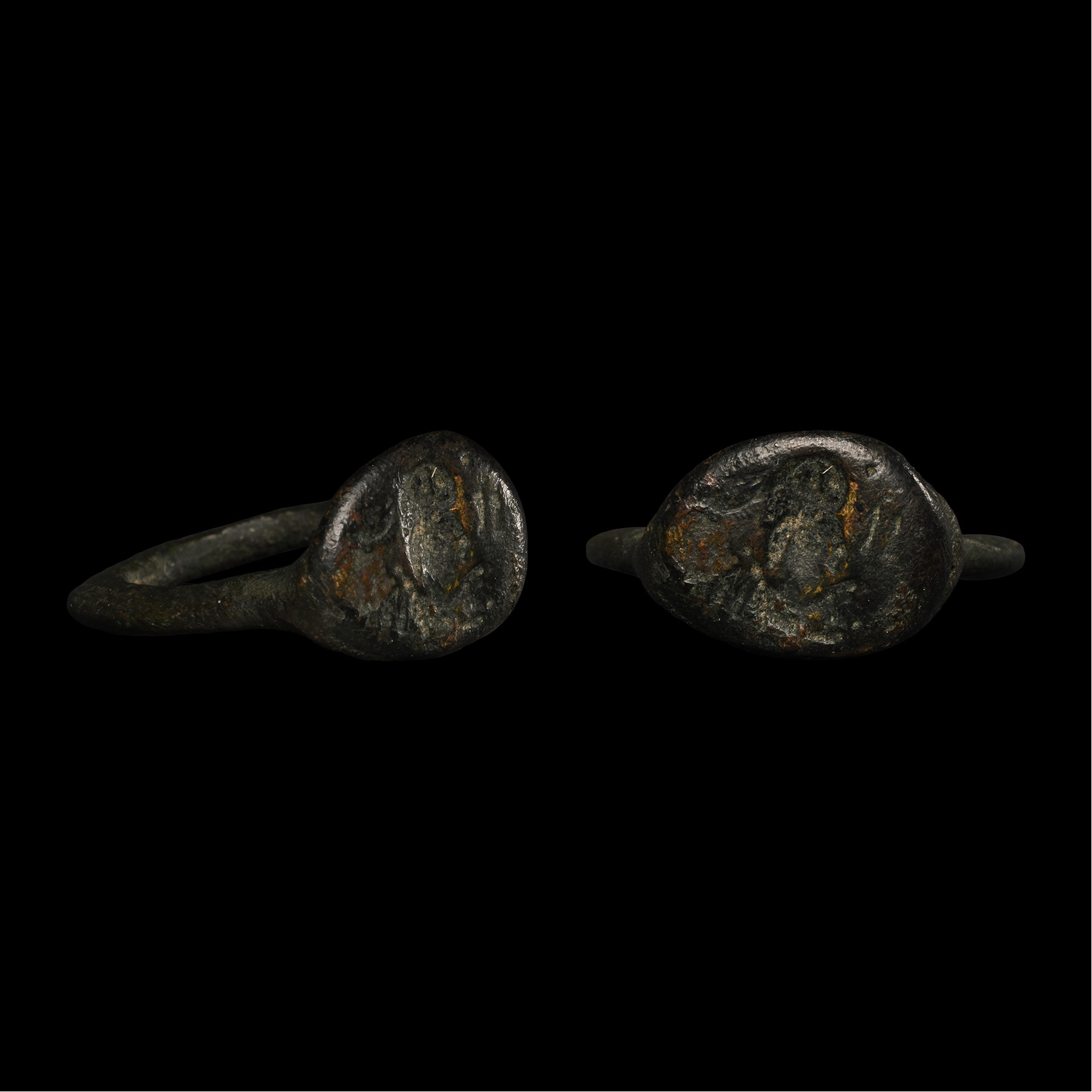 Parthian Ring with Bust of a King