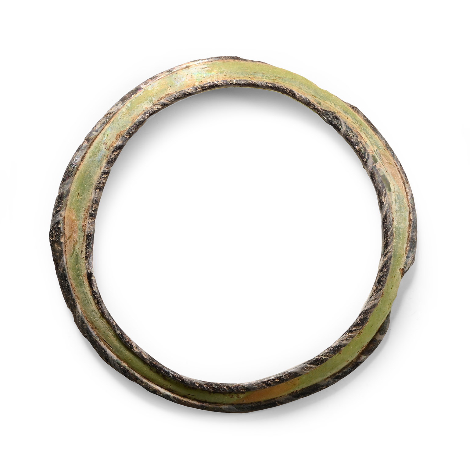 Late Roman Iridescent Multi-Coloured Bracelet