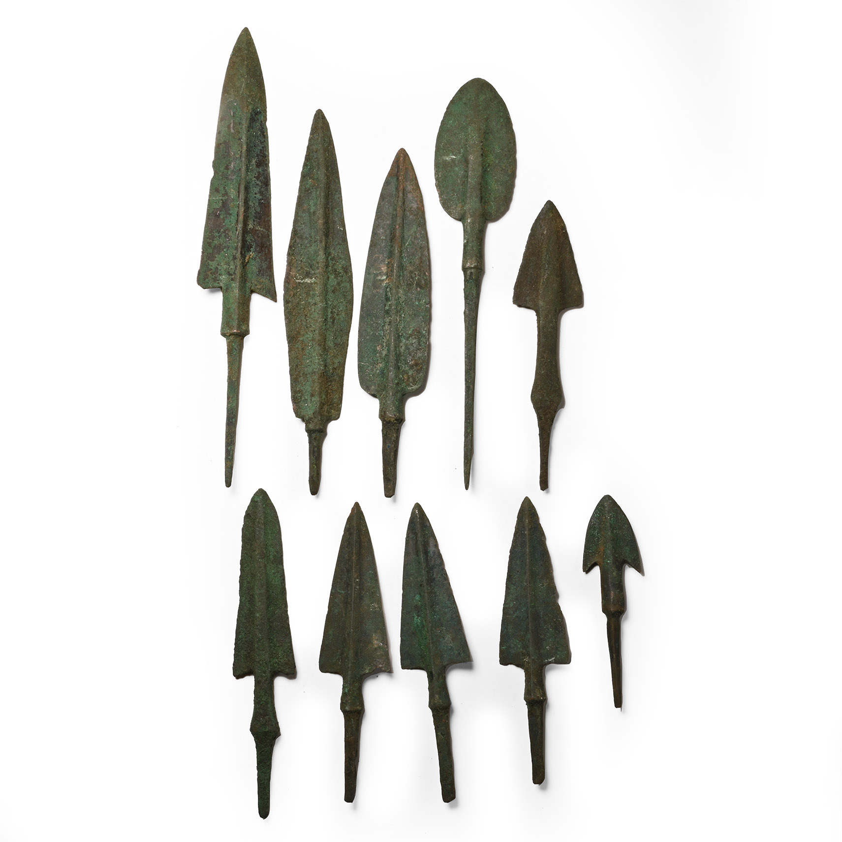 Luristan Bronze Arrows and Blades