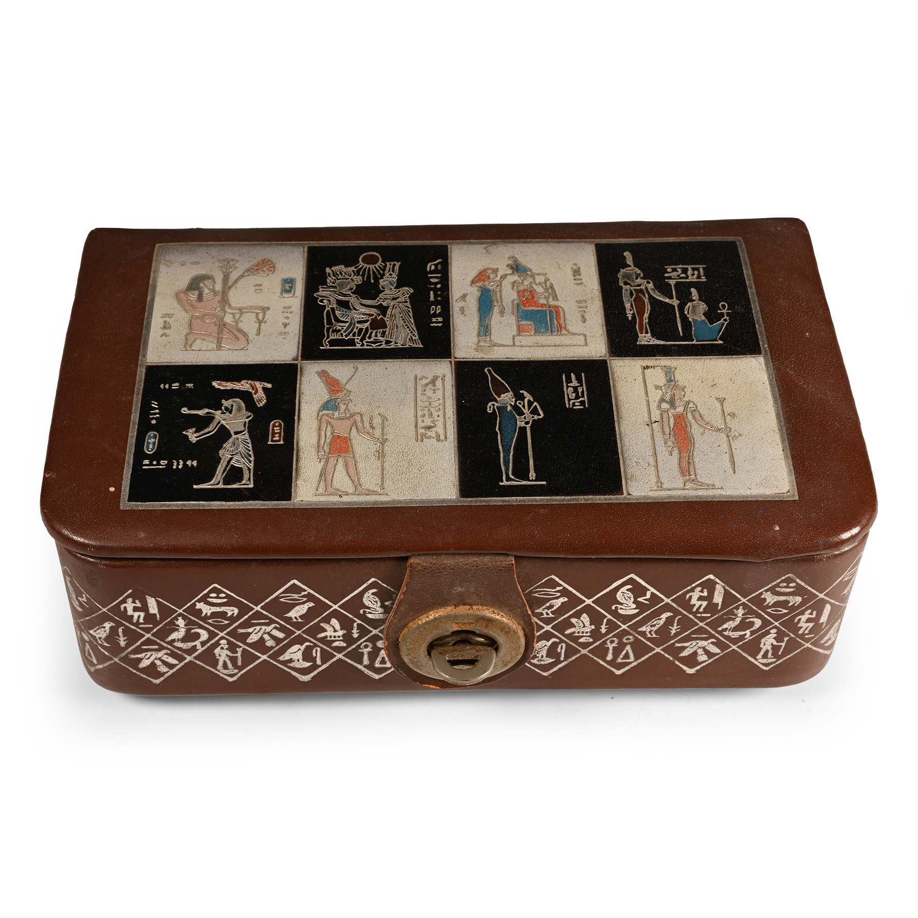 'Egyptianised' Musical Jewellery Box