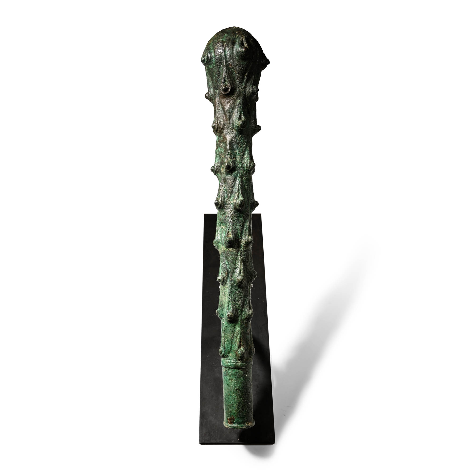 Life-Size Roman Bronze Club from a Statue of Hercules