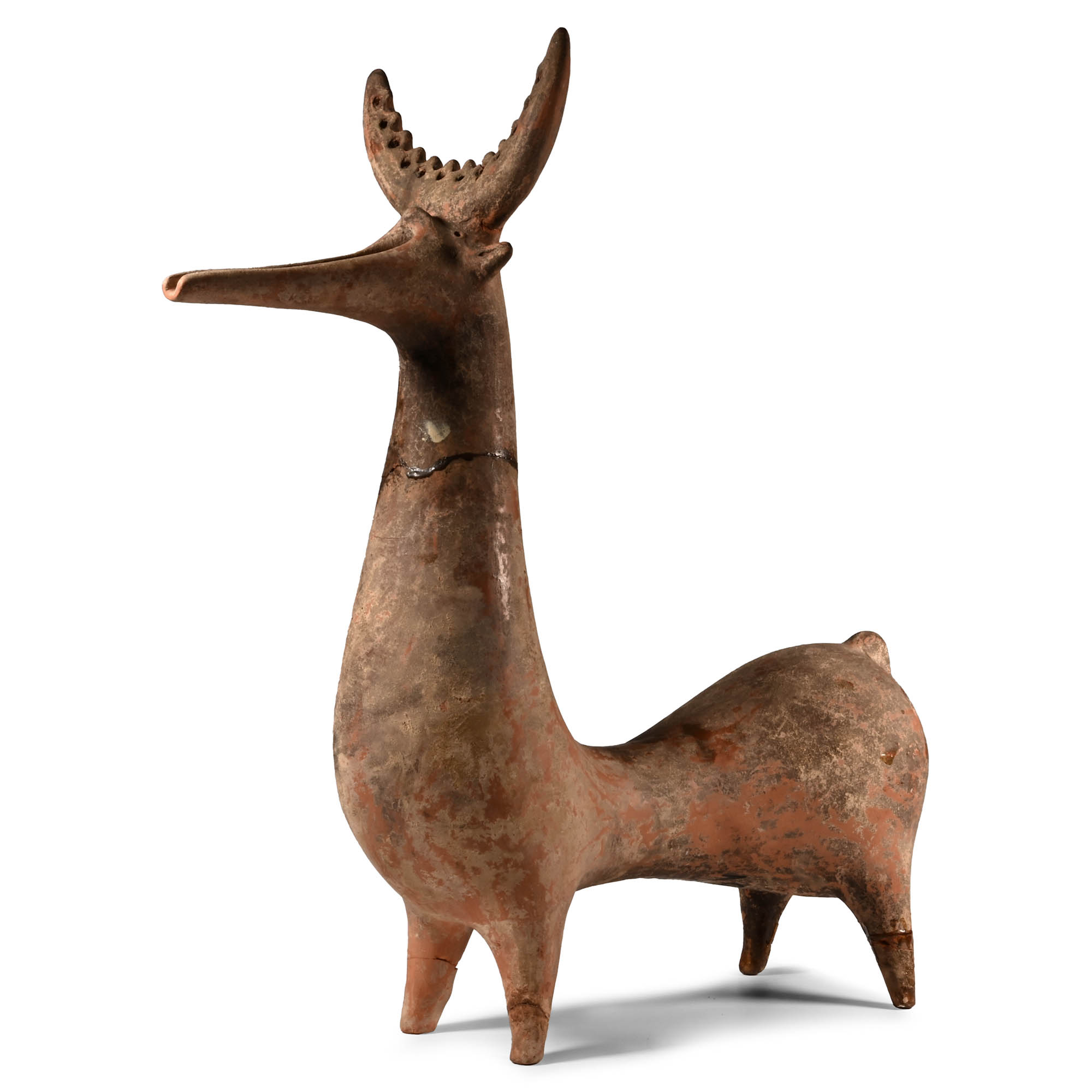 Amlash Style Terracotta Rhyton