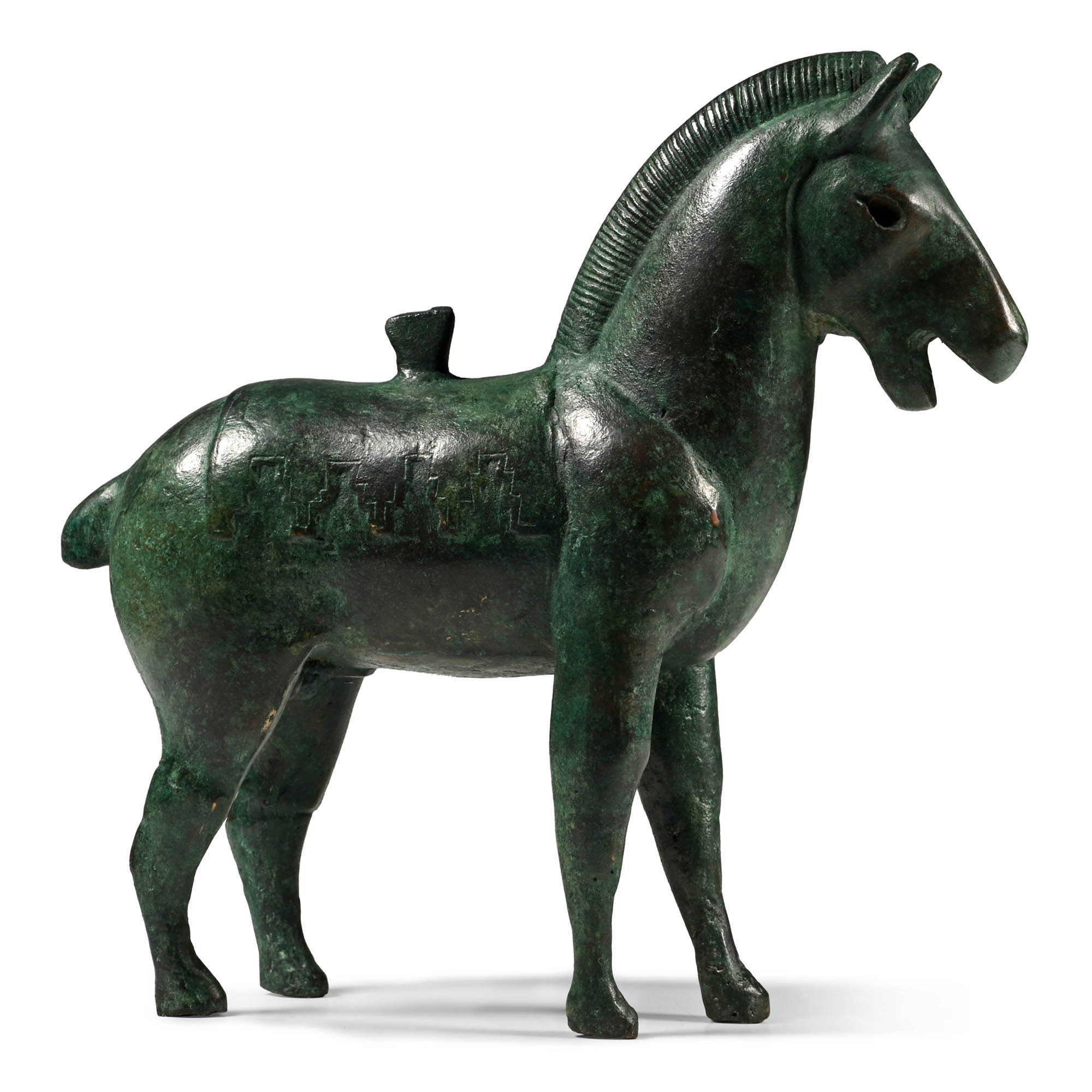 Large South Arabian Bronze Horse