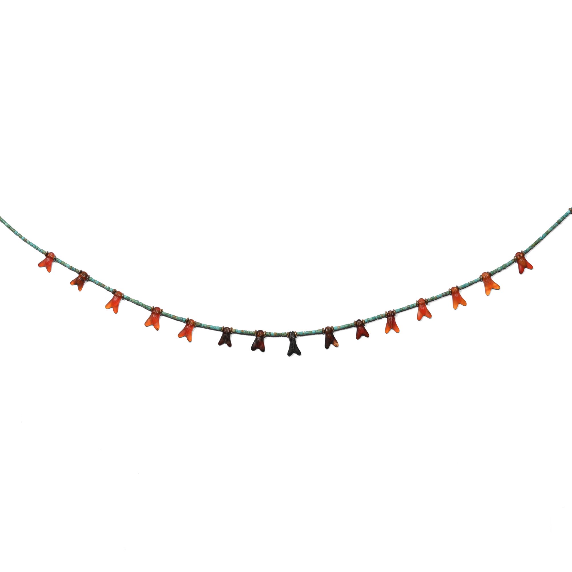 Egyptian Necklace with Fly Beads