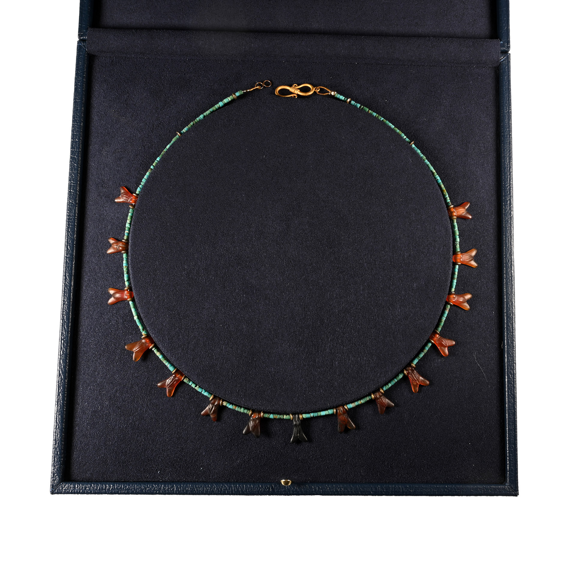 Egyptian Necklace with Fly Beads