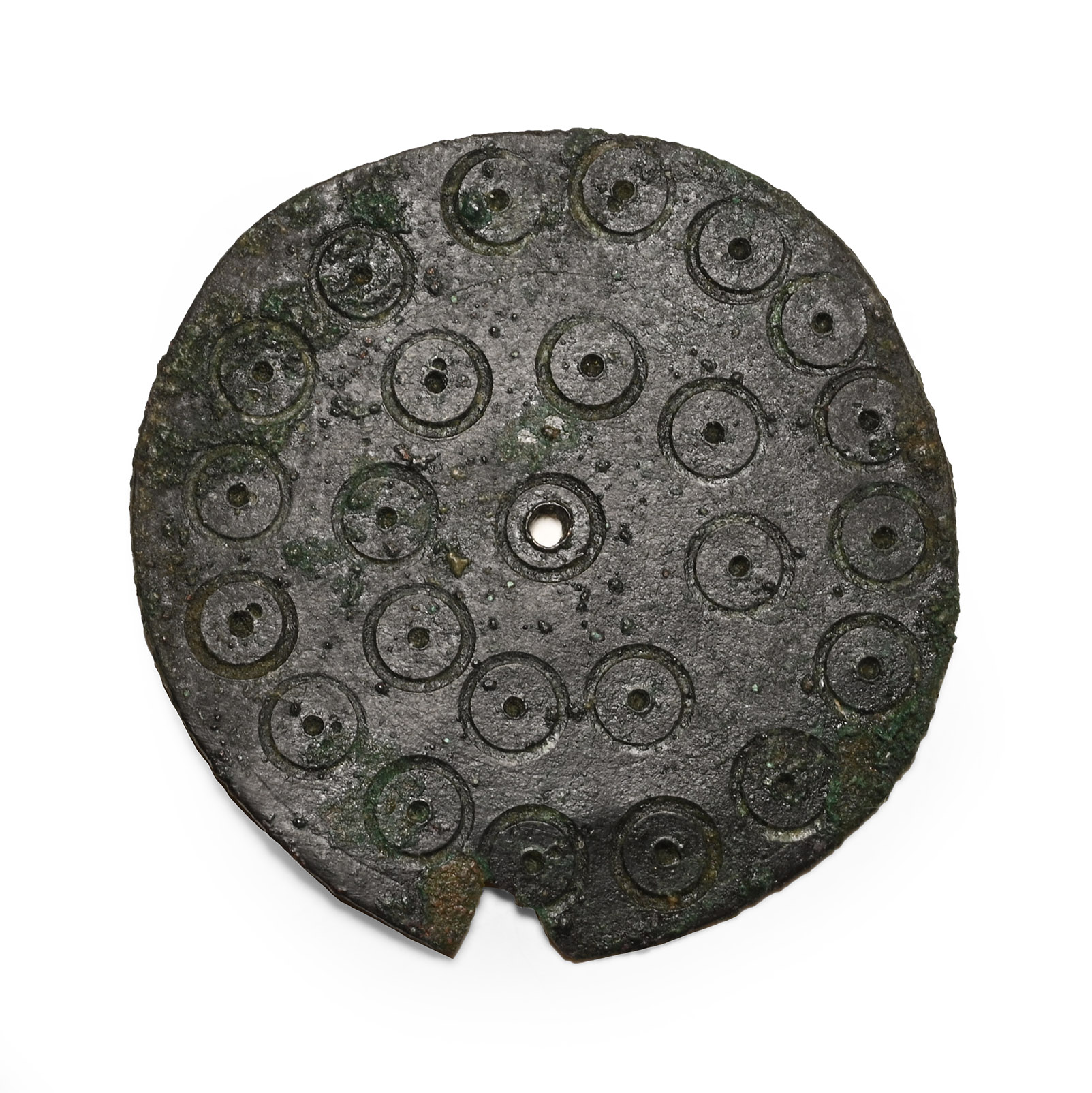 Saxon Bronze Pin Set Pin Head