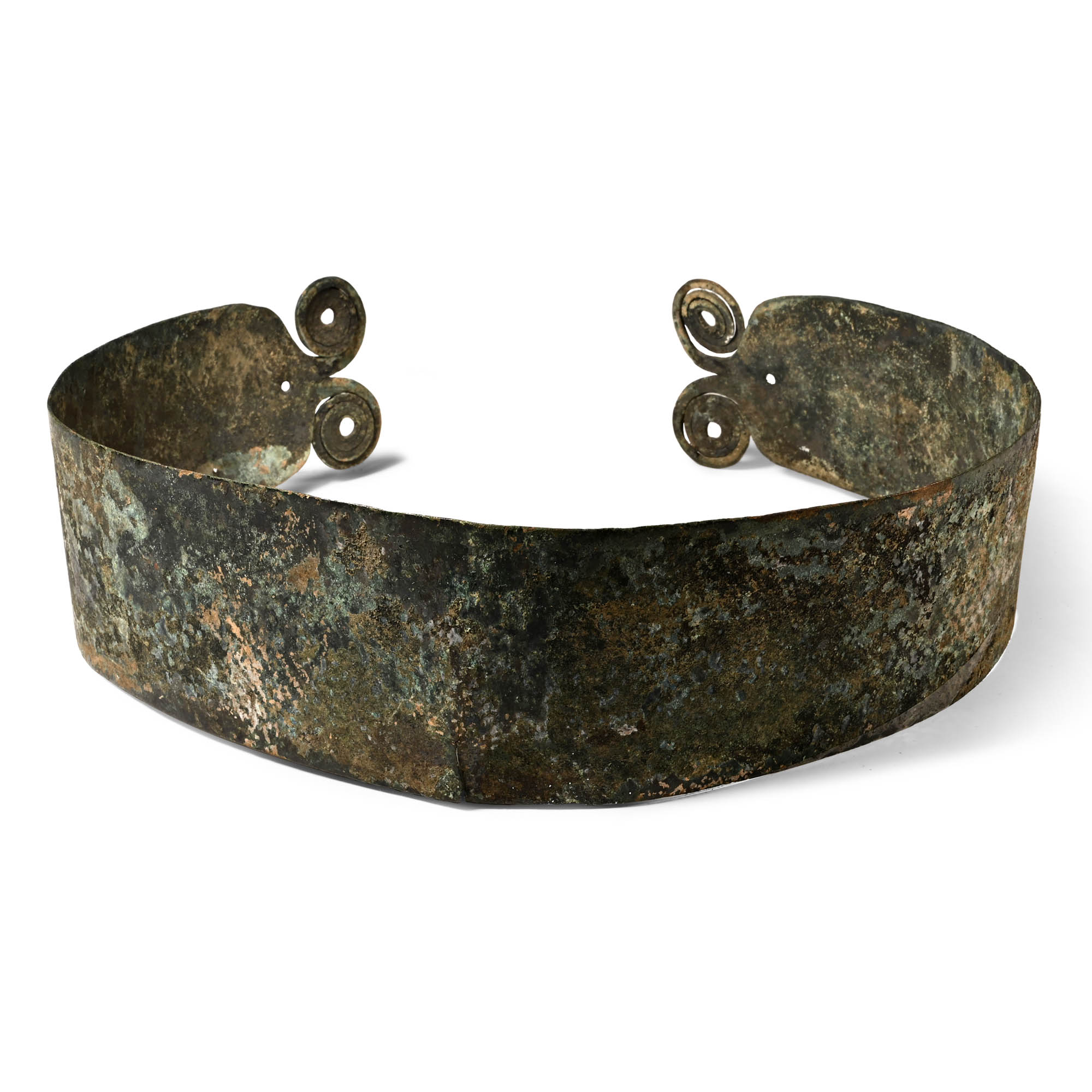 Luristan Bronze Armour Belt with Double Scroll Terminals