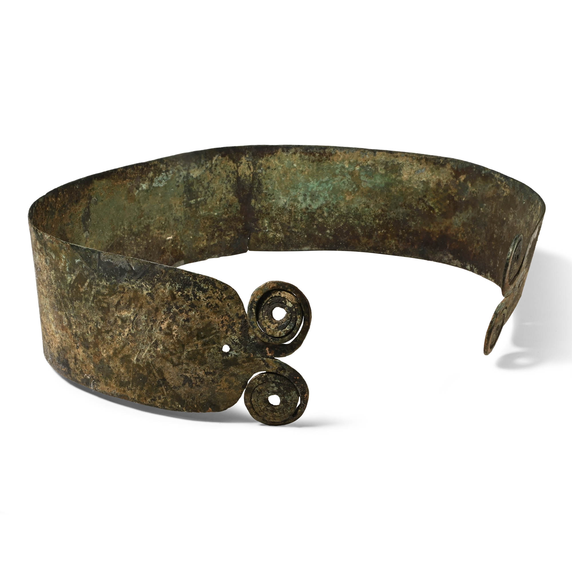 Luristan Bronze Armour Belt with Double Scroll Terminals