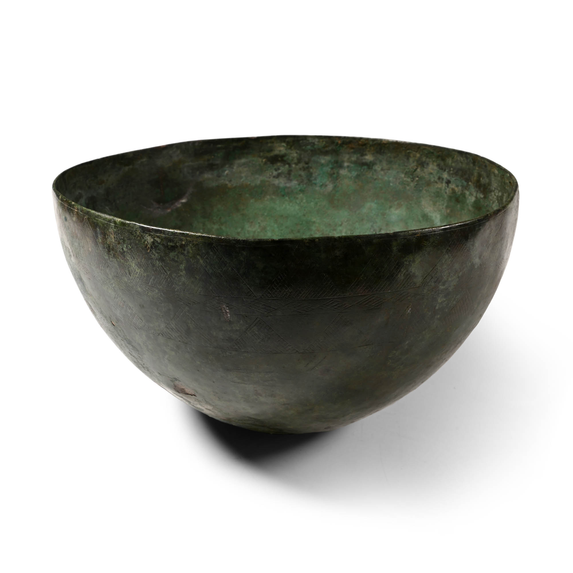 Large Luristan Bronze Bowl
