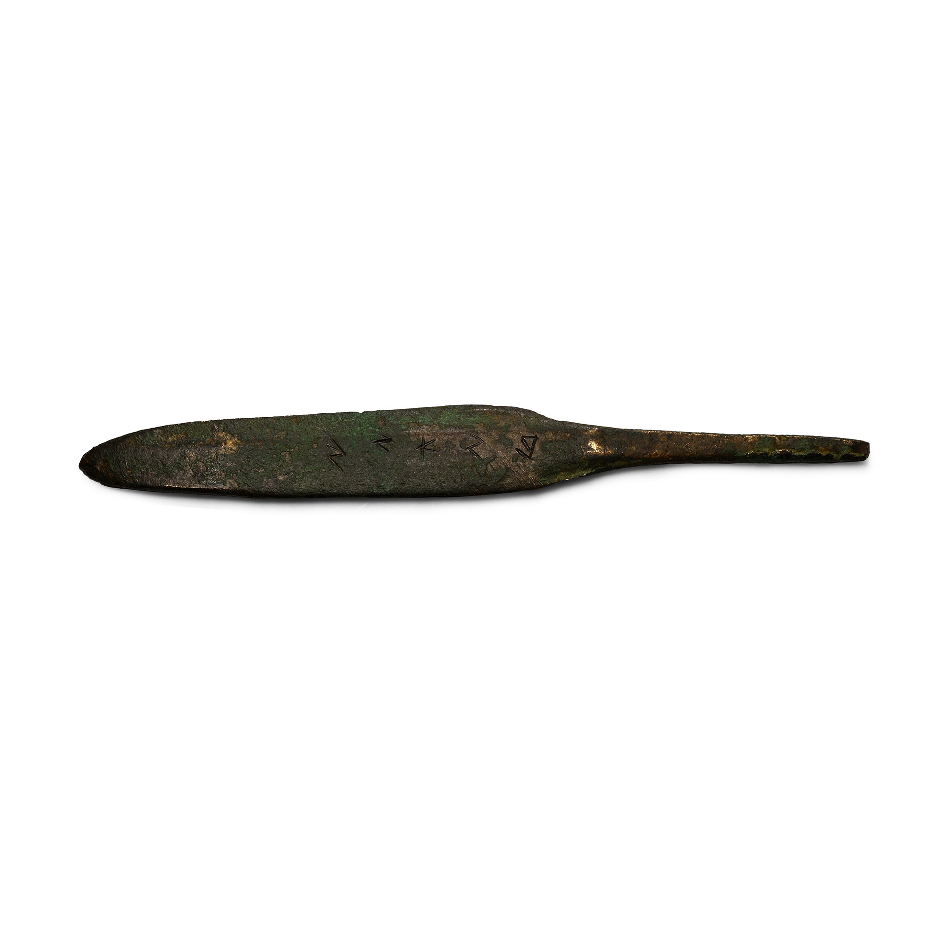 Phoenician Bronze Arrowhead with Inscriptions