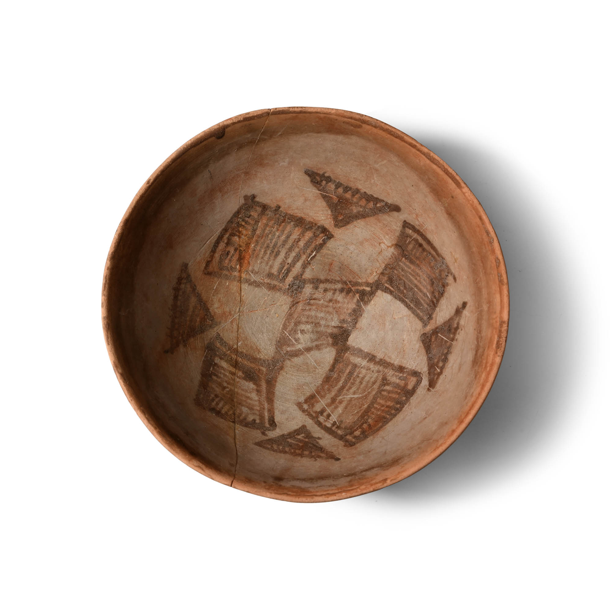 Dalma Tepe Terracotta Vessel with Zigzag Pattern