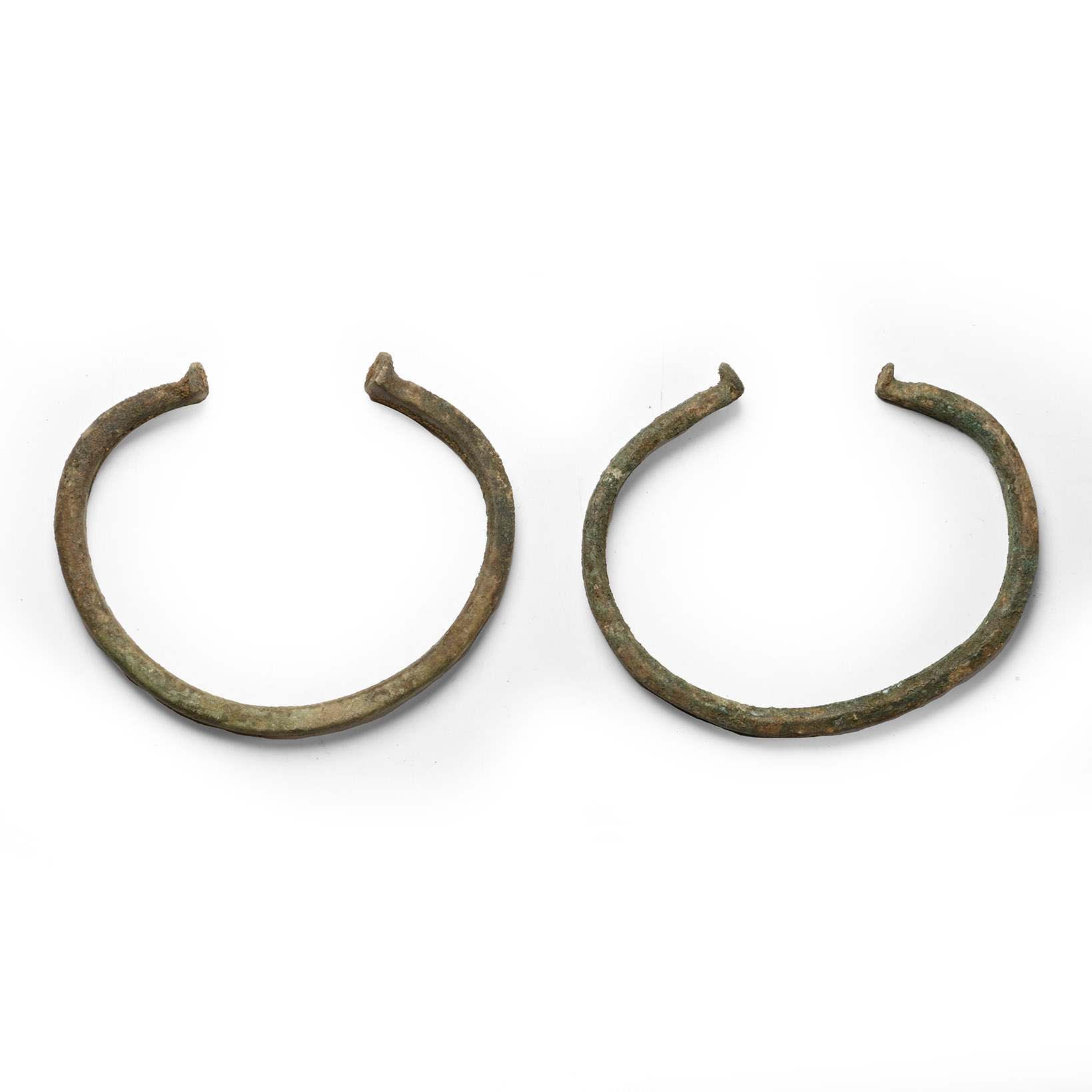 Iron Age Celtic Bronze Bracelet Pair
