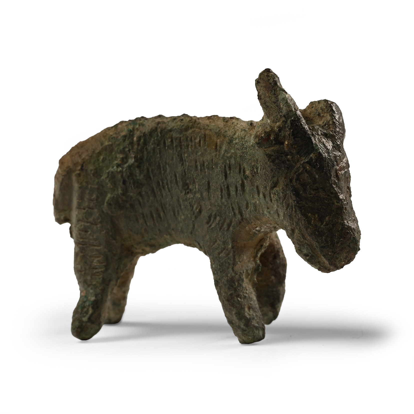 Roman Bronze Votive Ram Figure