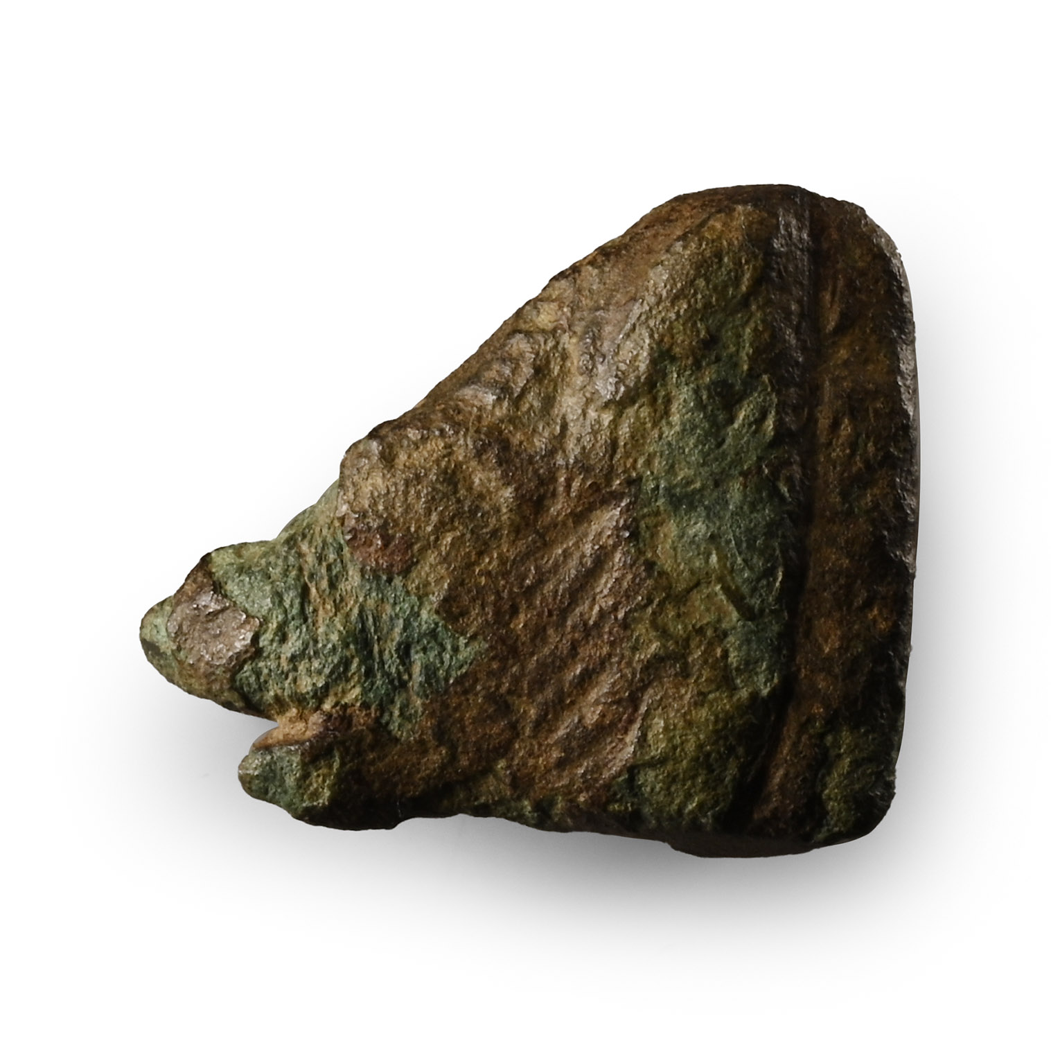 Iron Age Celtic Bronze Boar's Head Mount