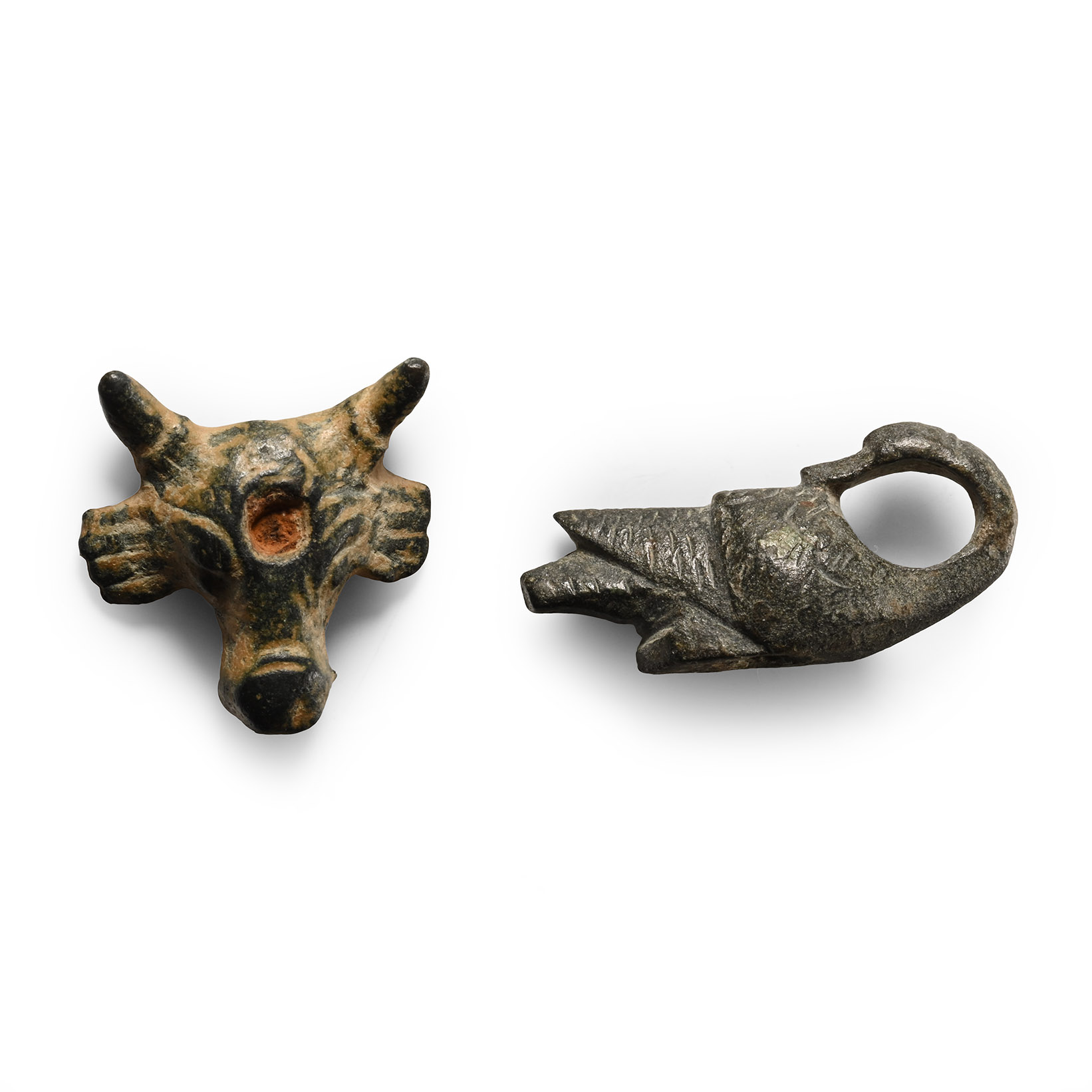 Roman Bronze Animal Weight Group