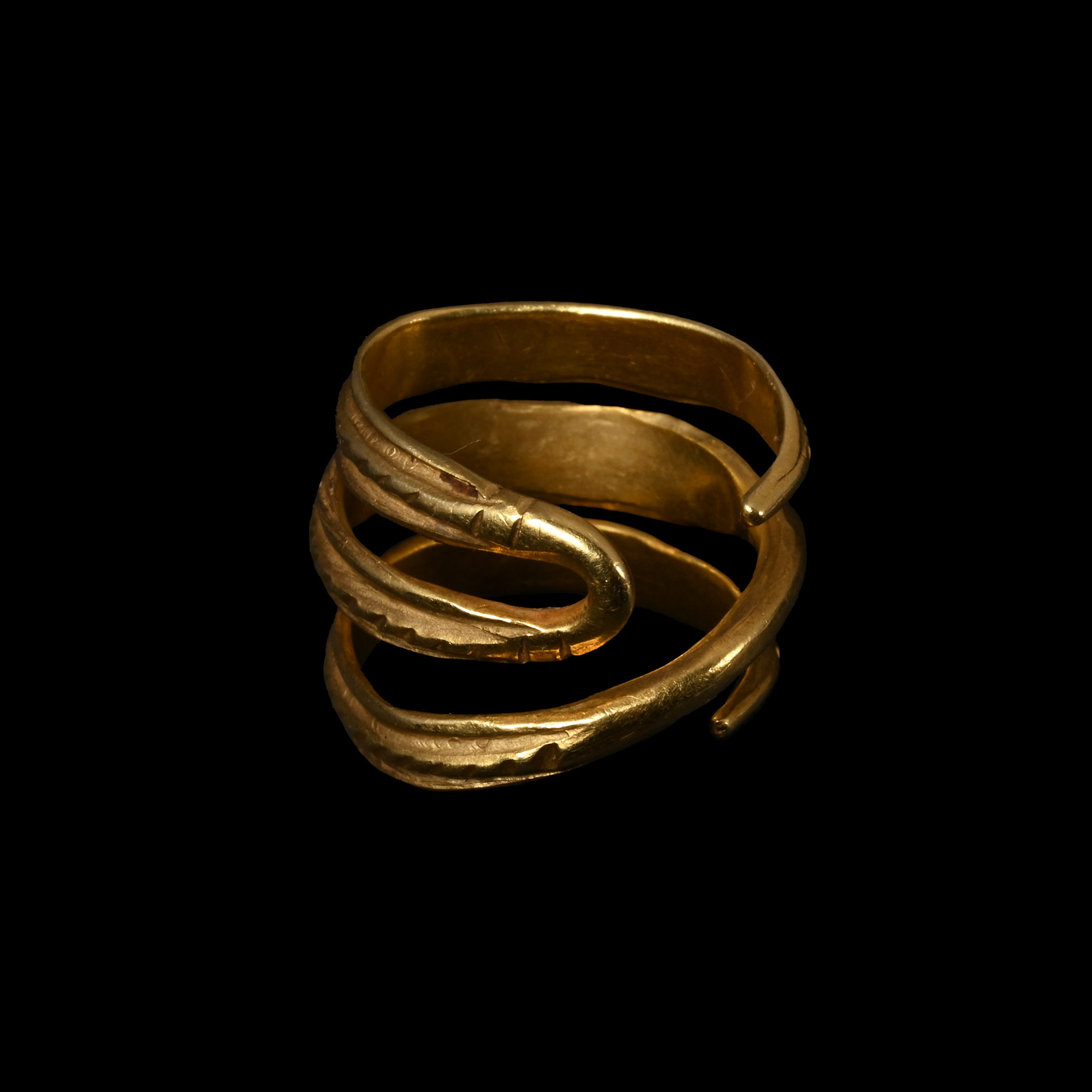 Etruscan Gold Spiral Ring
