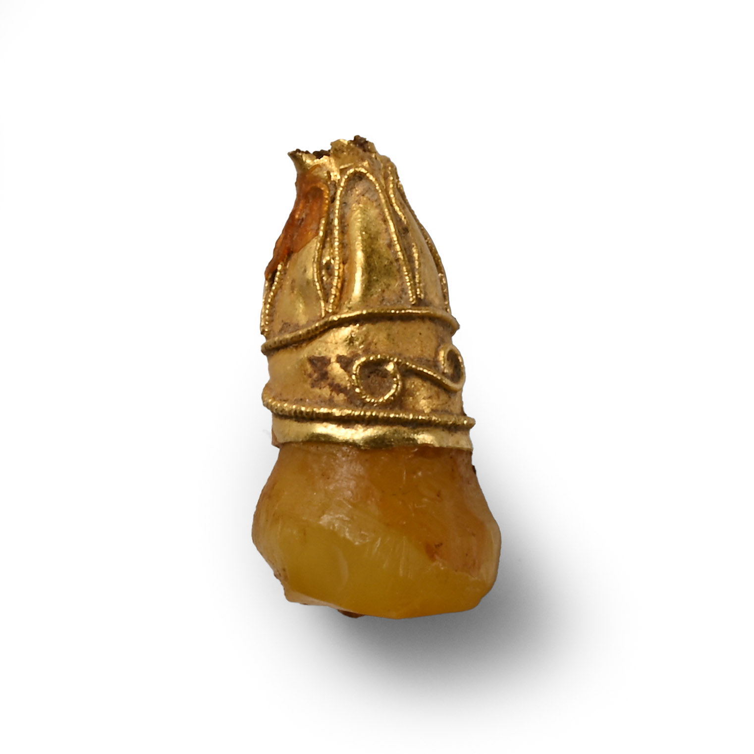 Viking Age Gold 'Elf Shot' Pendant