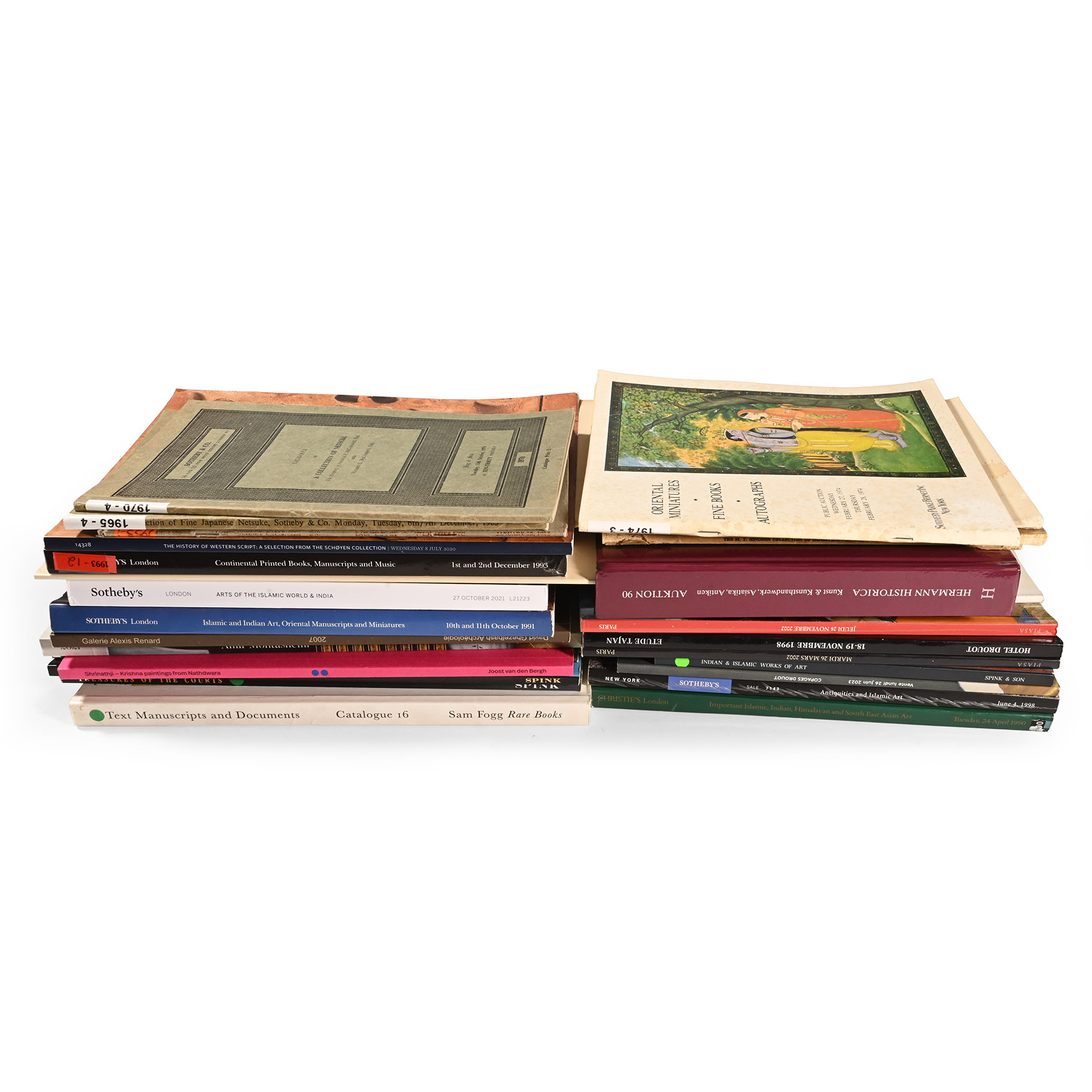 Islamic, Eastern, Books and Manuscript Auction Catalogue Group
